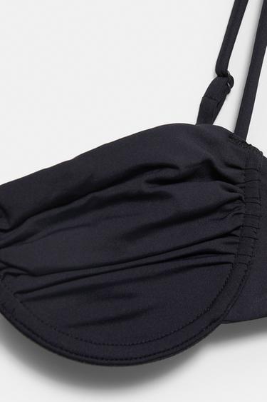 Balconette bikini top — Black 4
