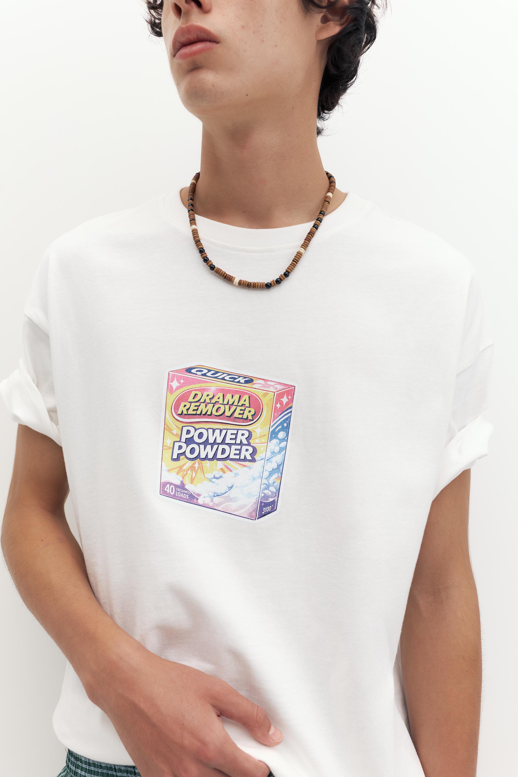 STWD detergent graphic T-shirt — White