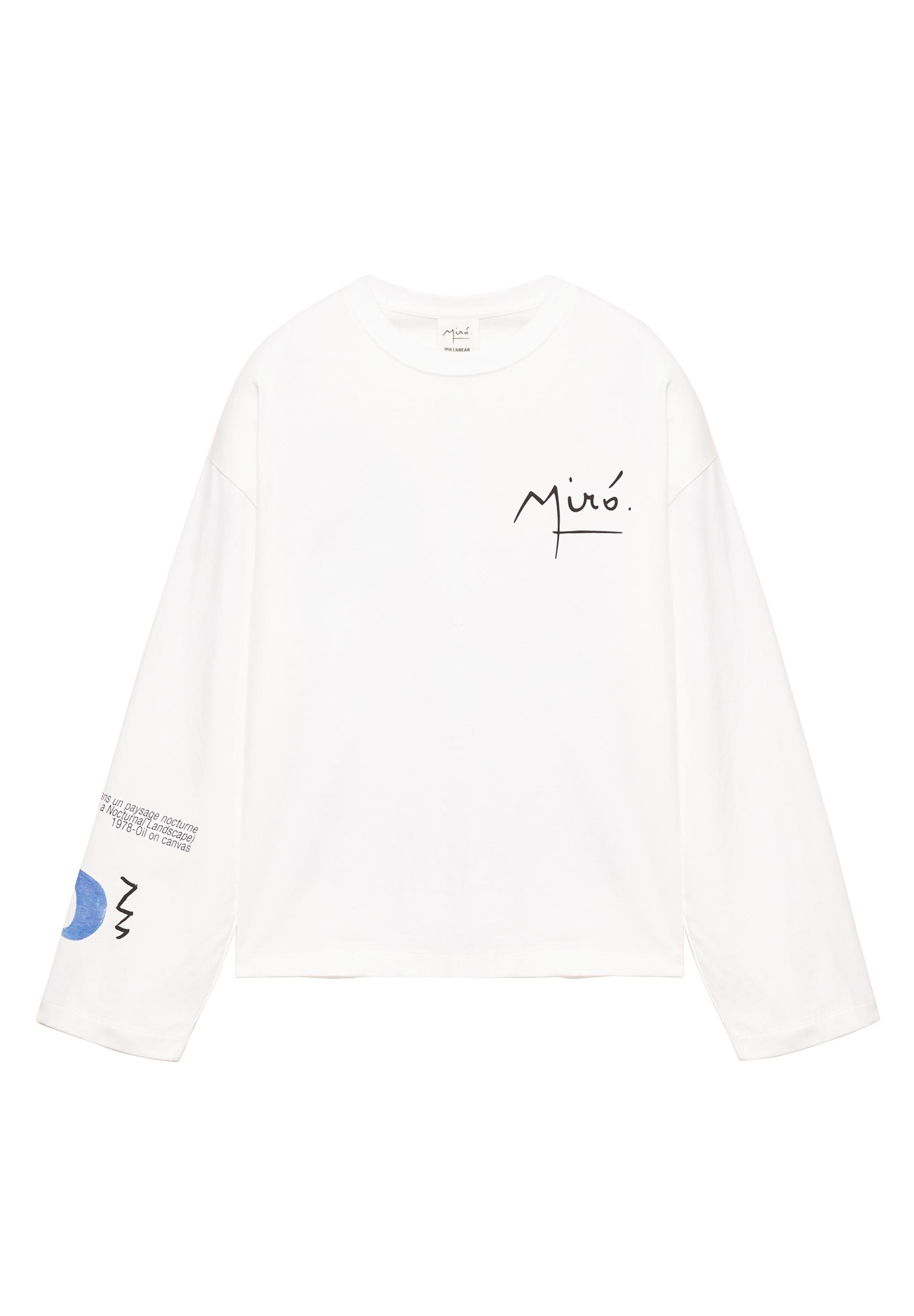Joan Miró long sleeve T-shirt — White