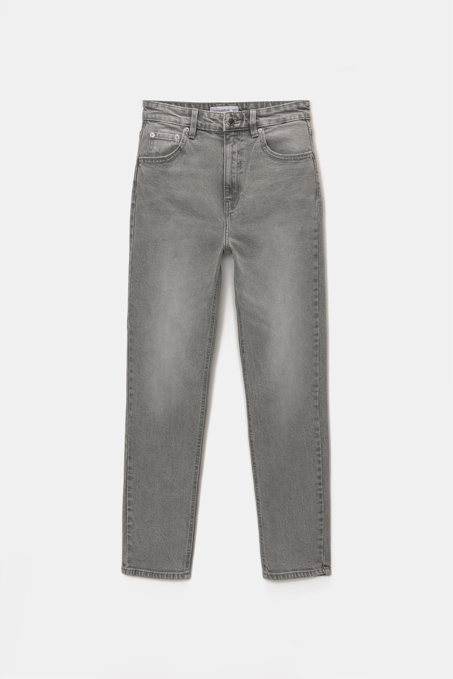 Wide leg jeans with darts - PULL&BEAR