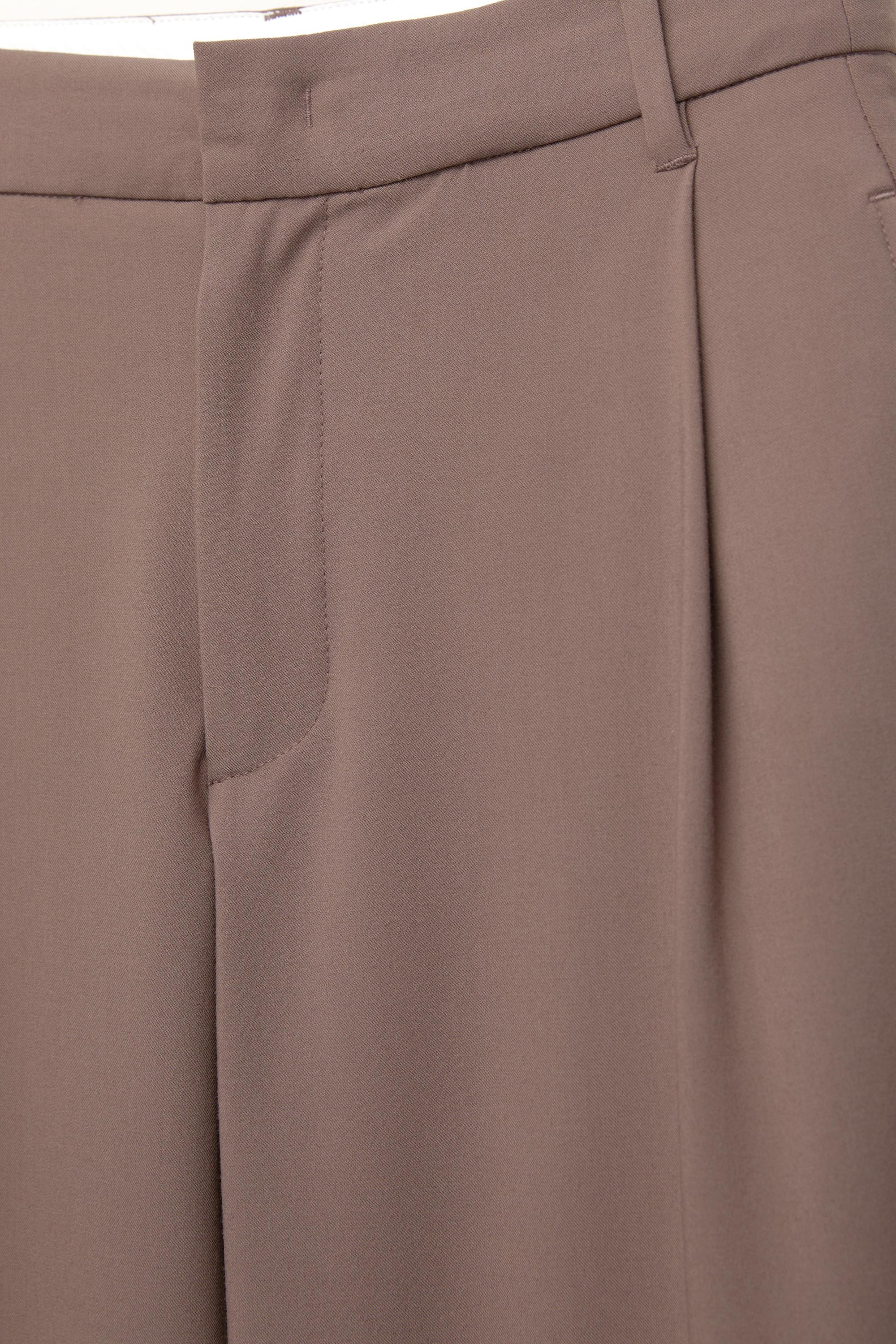 Darted smart trousers — Brown