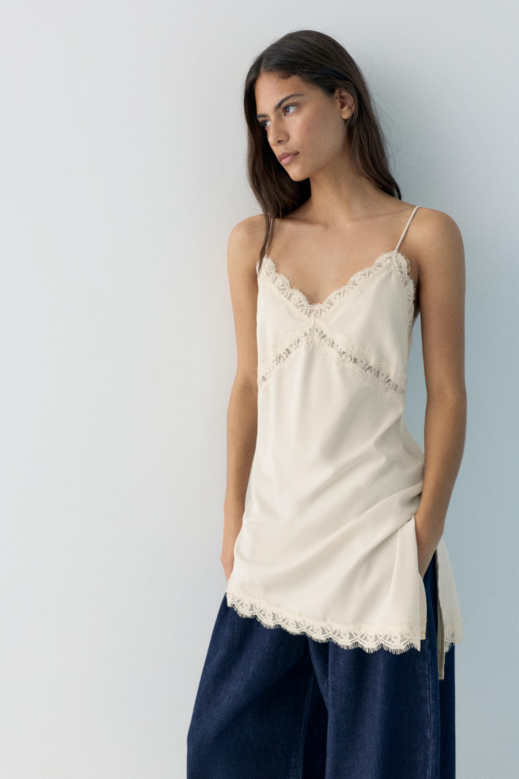 Asimetrik slip top - Görsel 17