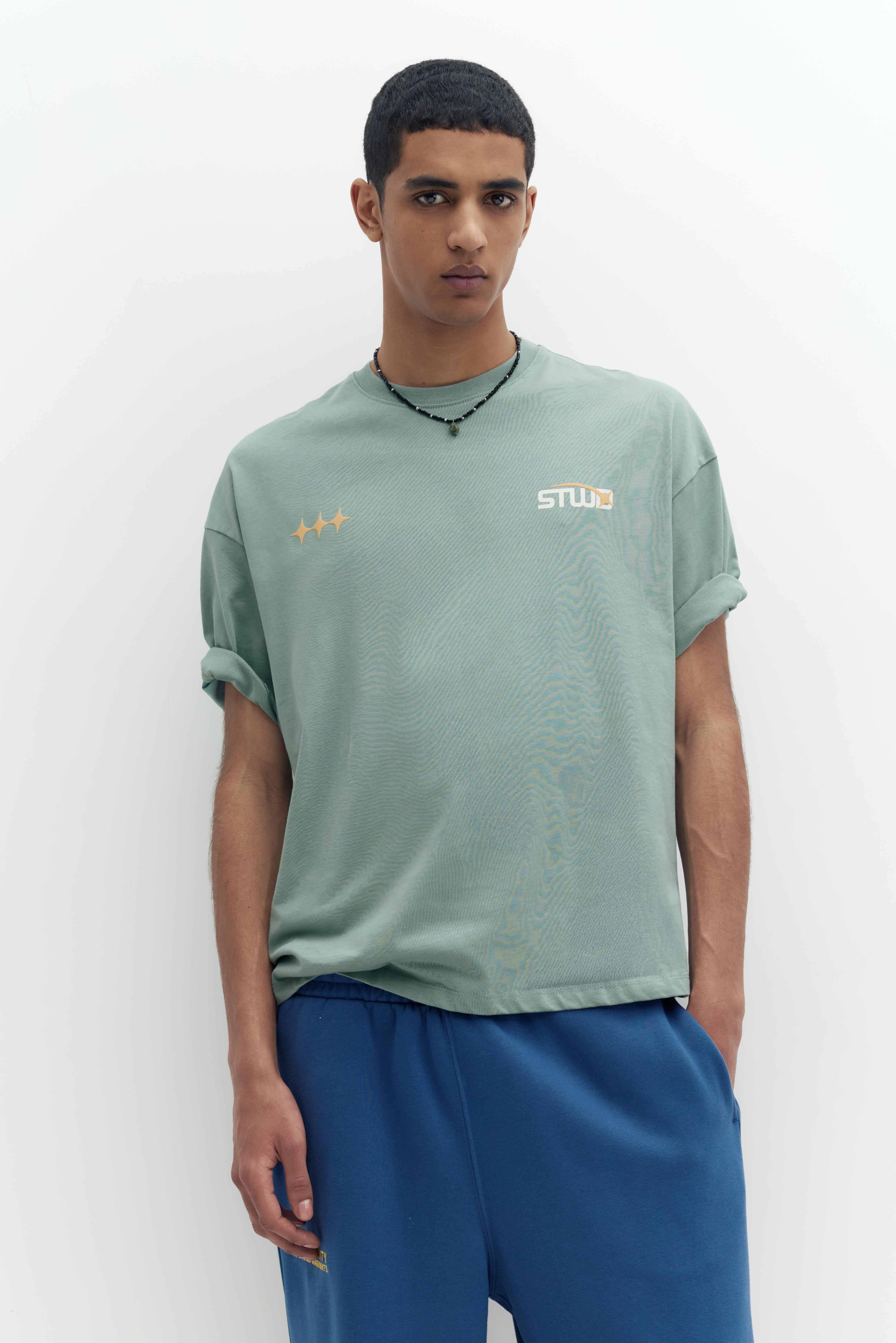 Yıldız baskılı STWD t-shirt - Görsel 12