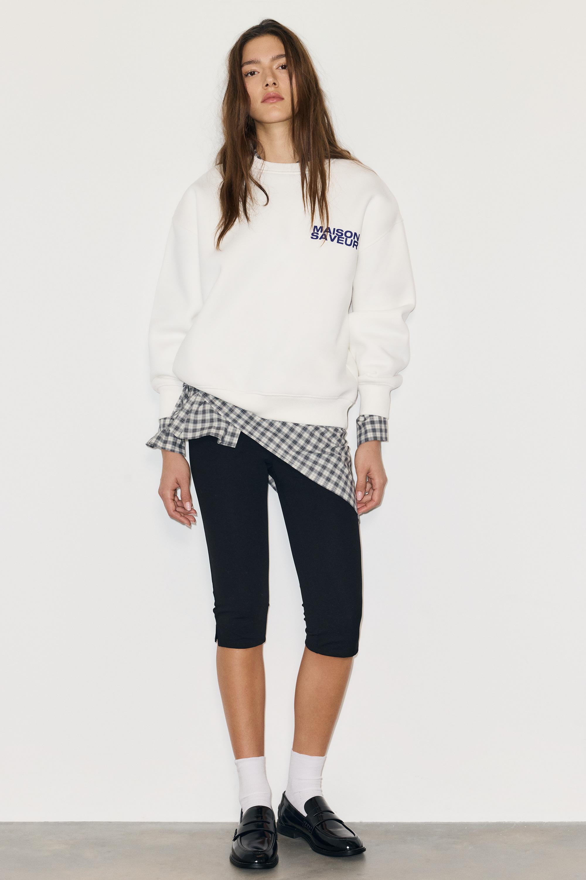 Profiterole graphic sweatshirt — Ice