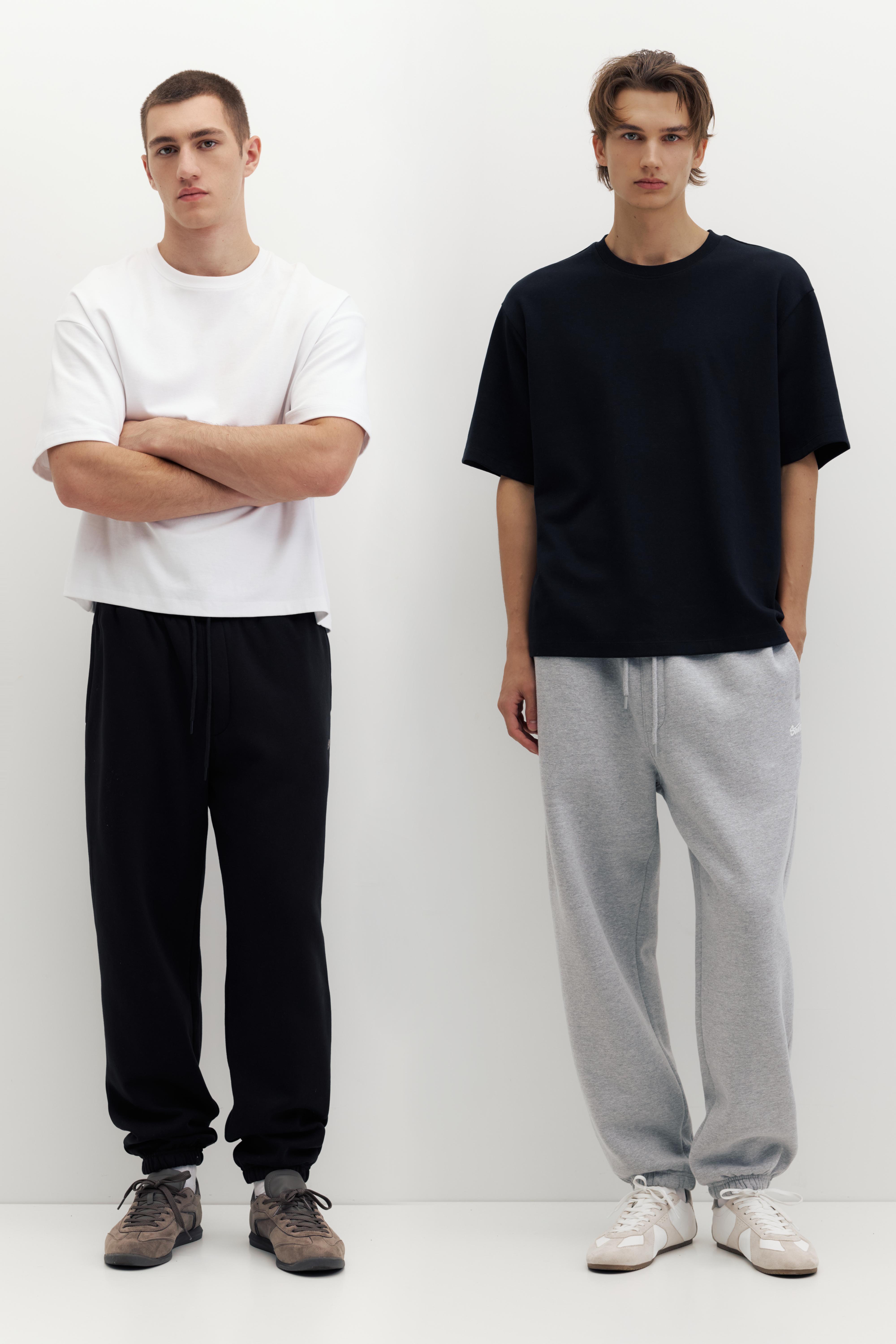 2-pack of STWD joggers — Grey marl