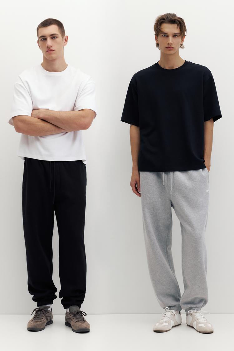 2-pack of STWD joggers — Grey marl