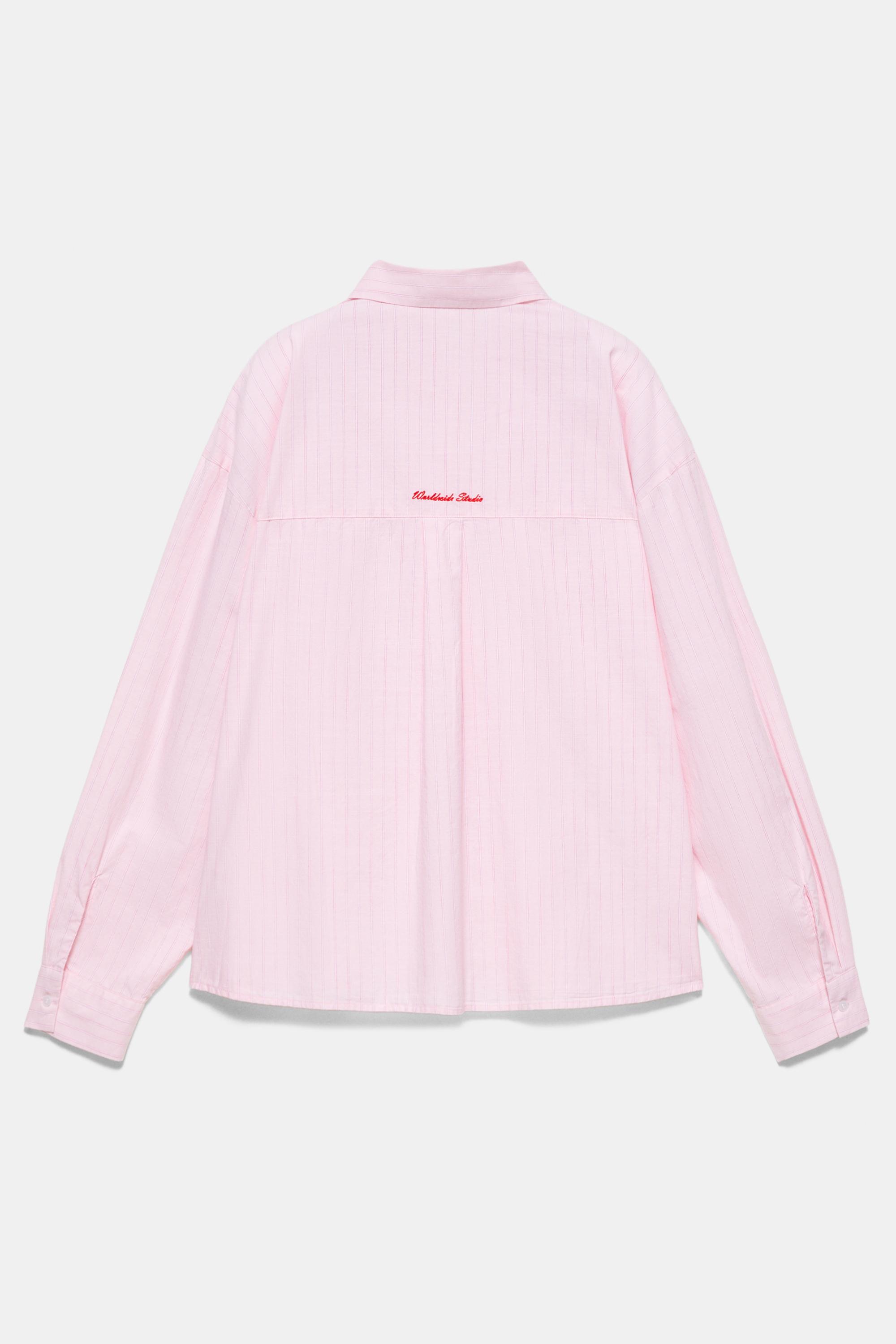 Çizgili biberli gömlek - Görsel 3