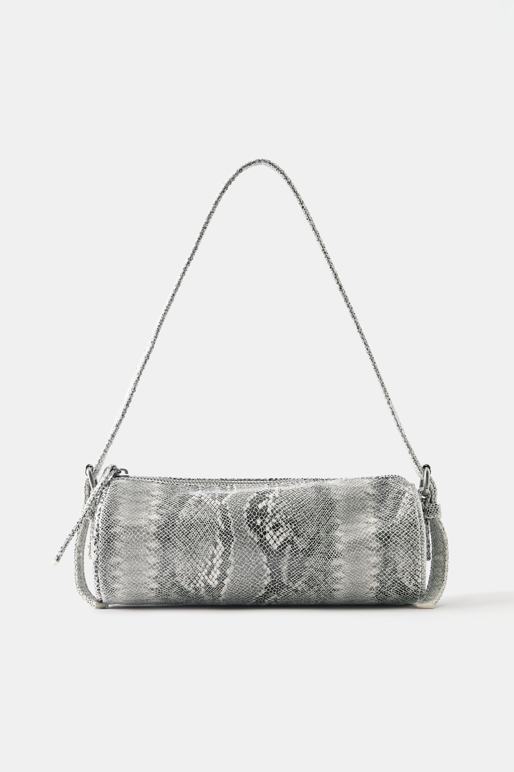 Snakeskin print shoulder bag — Multi-coloured