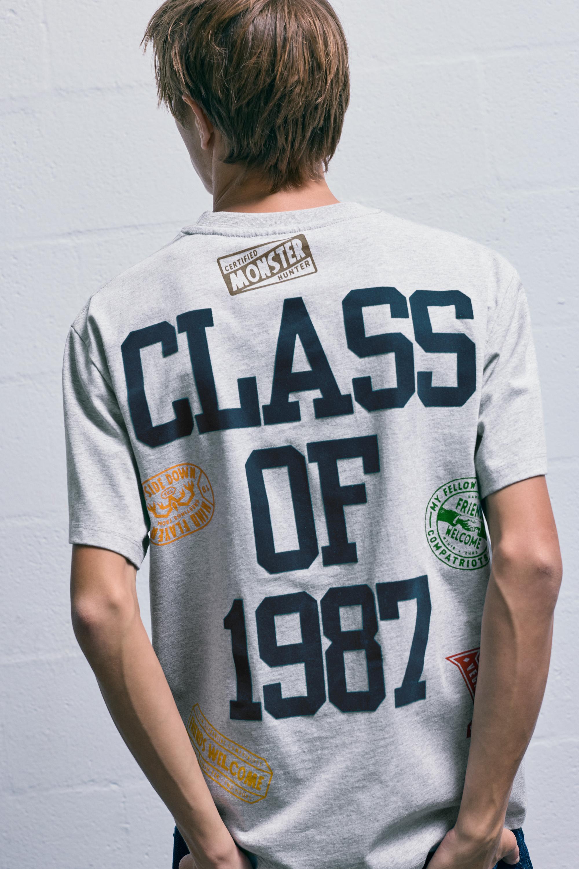 Stranger Things Class of 1987 T-shirt - Pull&Bear United States