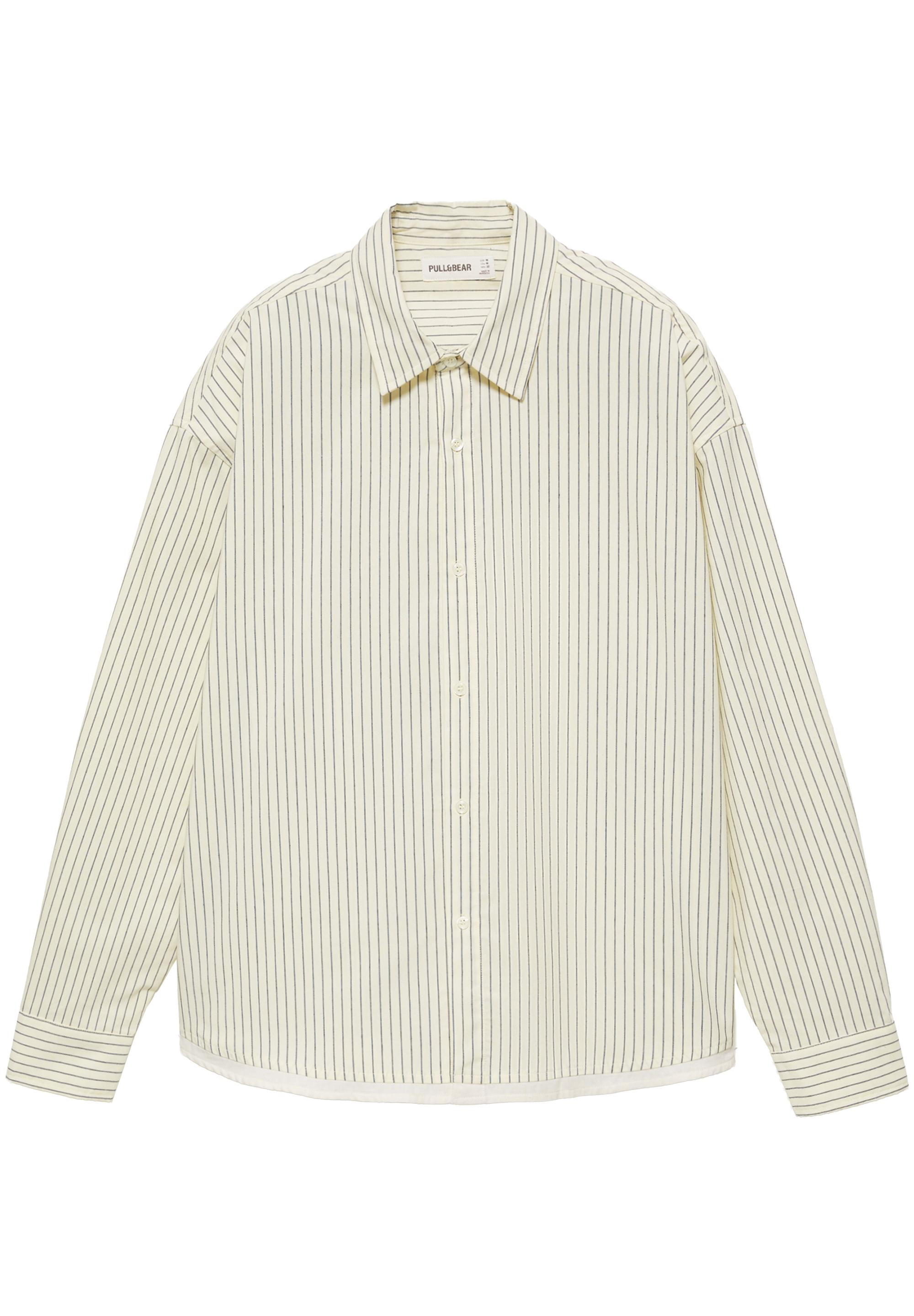Striped long sleeve shirt — Vanilla