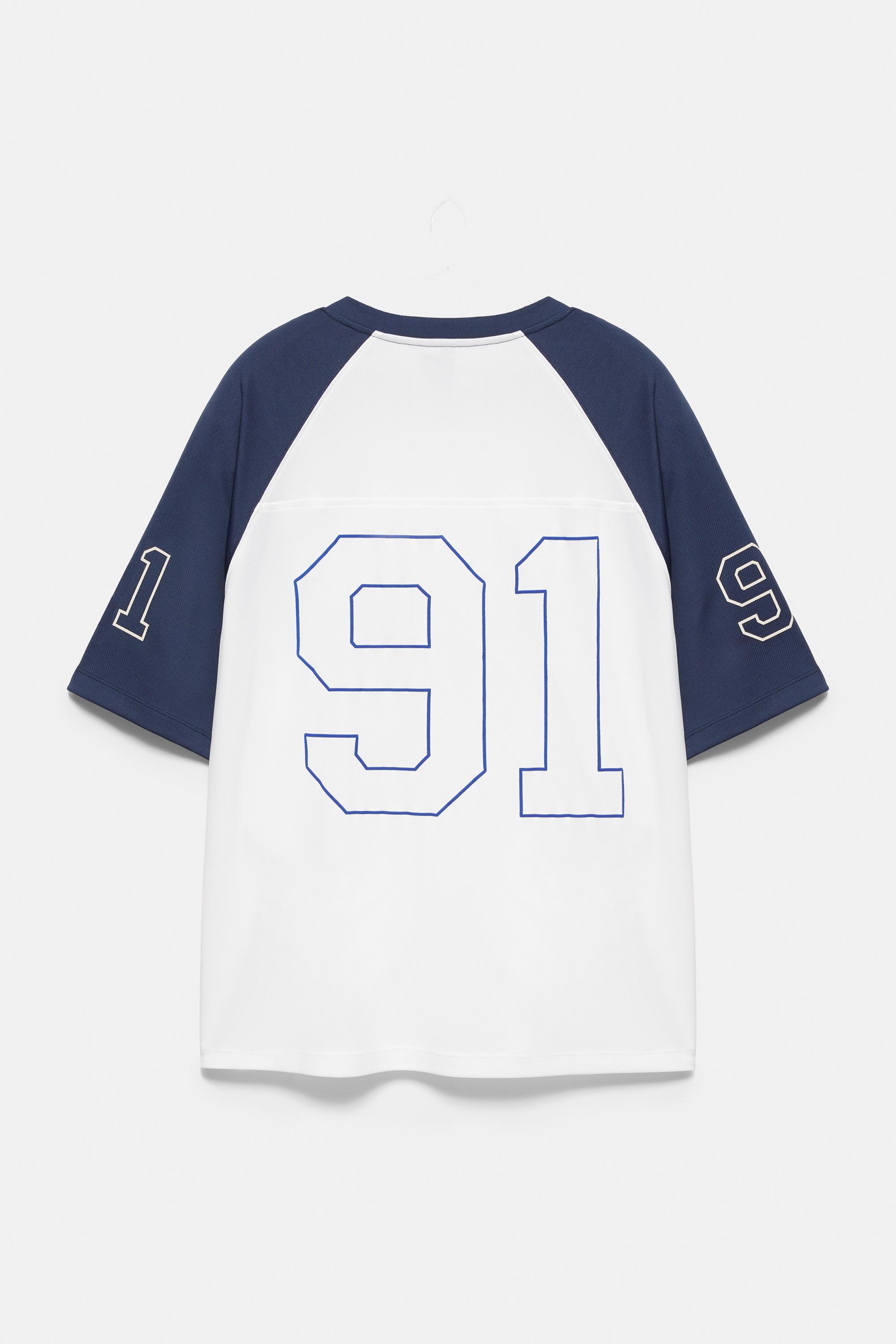 Raglan short sleeve STWD T-shirt — Blue
