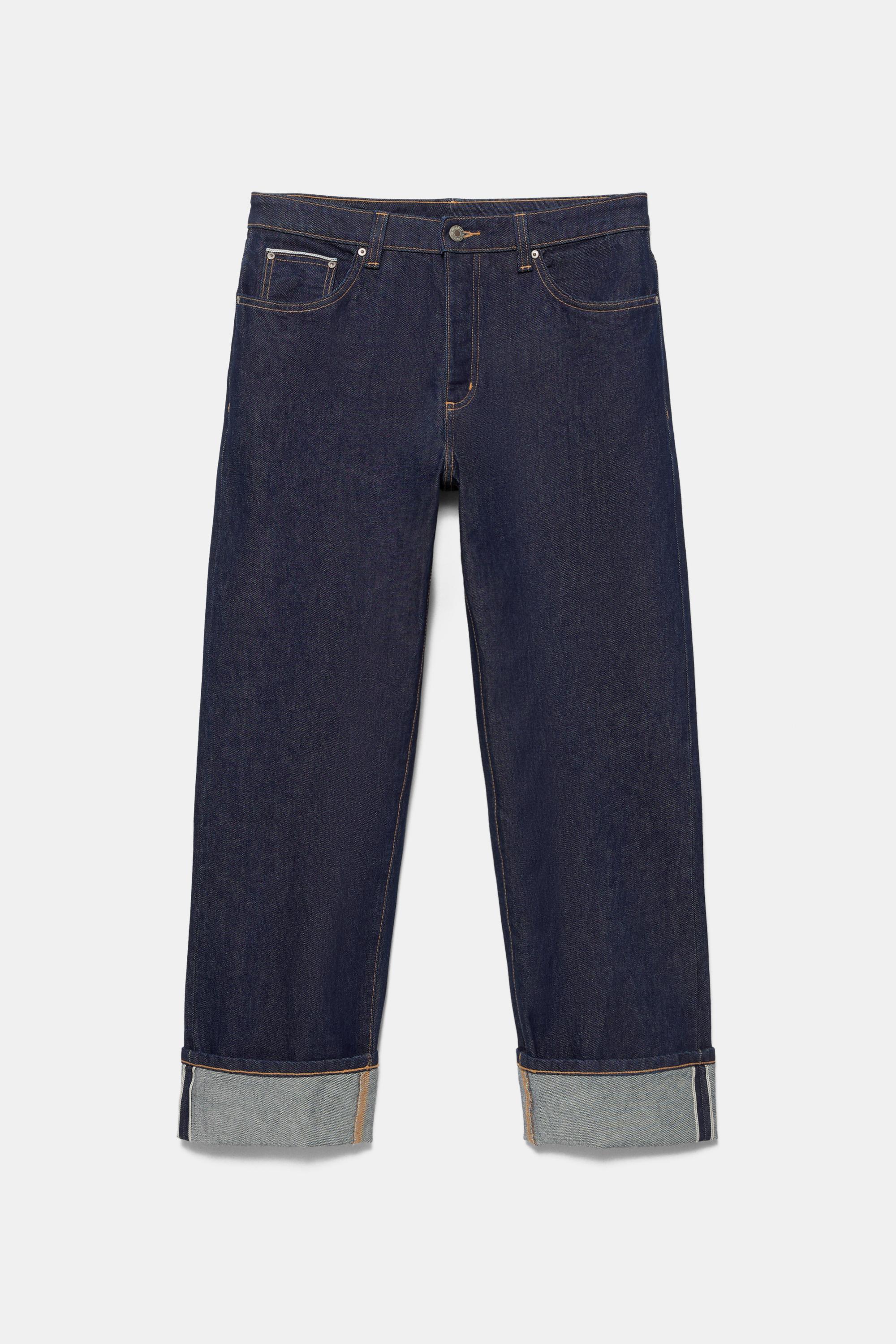 Selvedge straight fit jean - Görsel 23