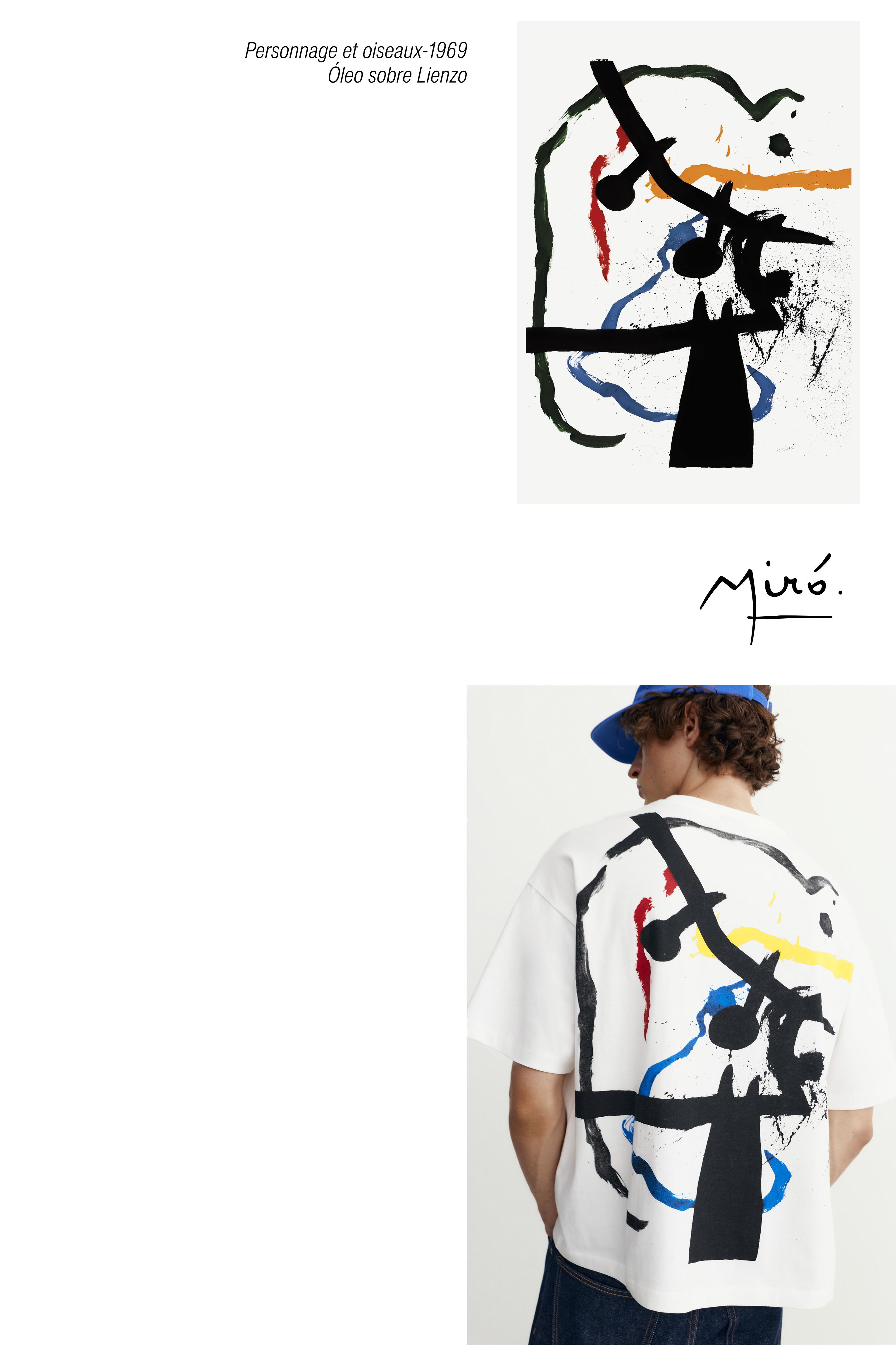 Relaxed fit Miró T-shirt — Off white