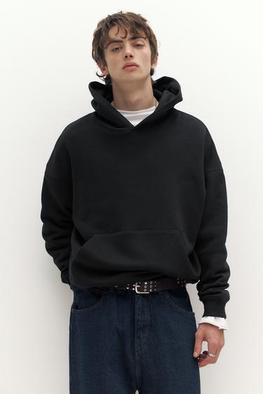 STWD embroidered hoodie — Black 1