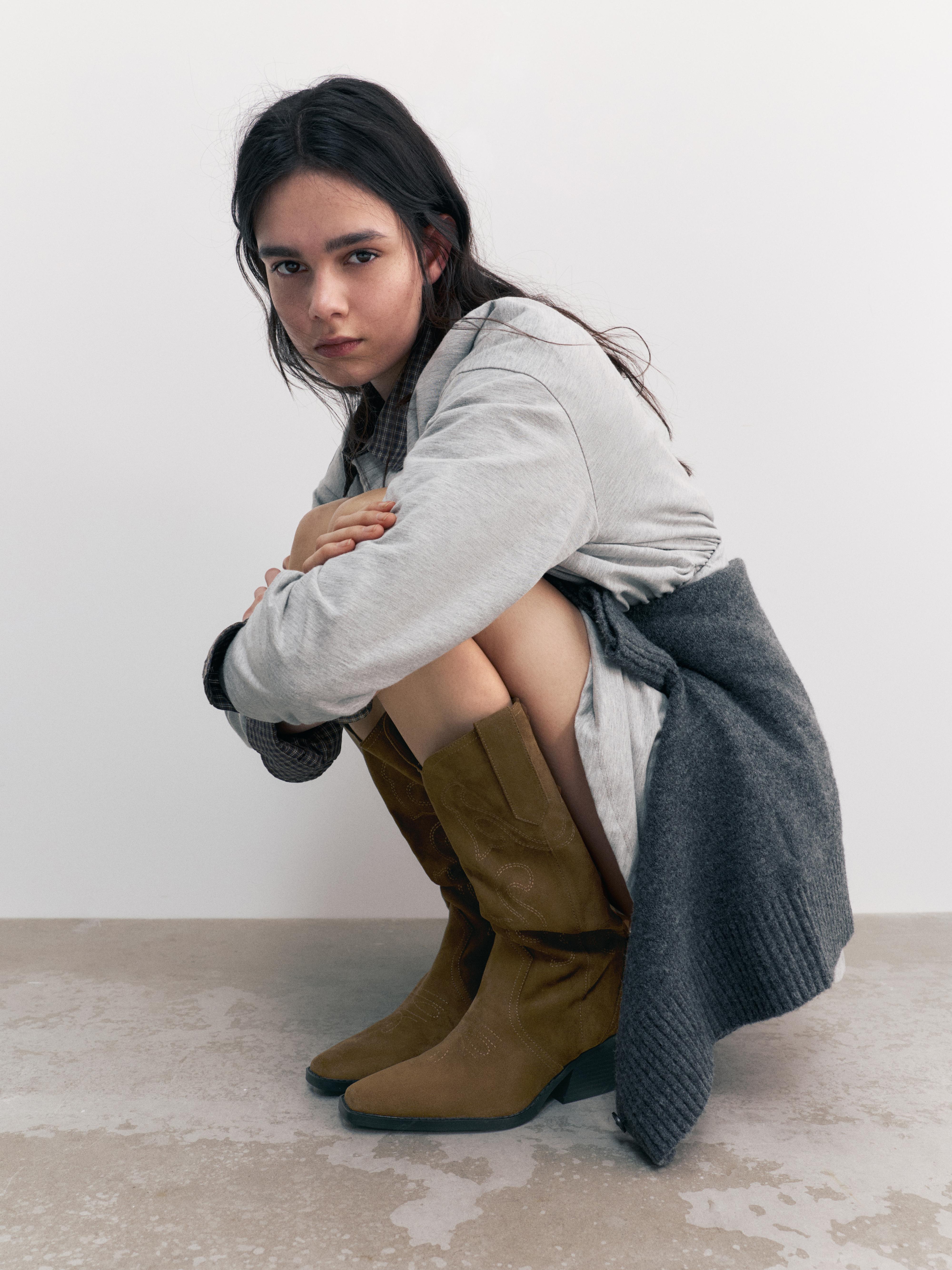 Cowboy boots — Brown