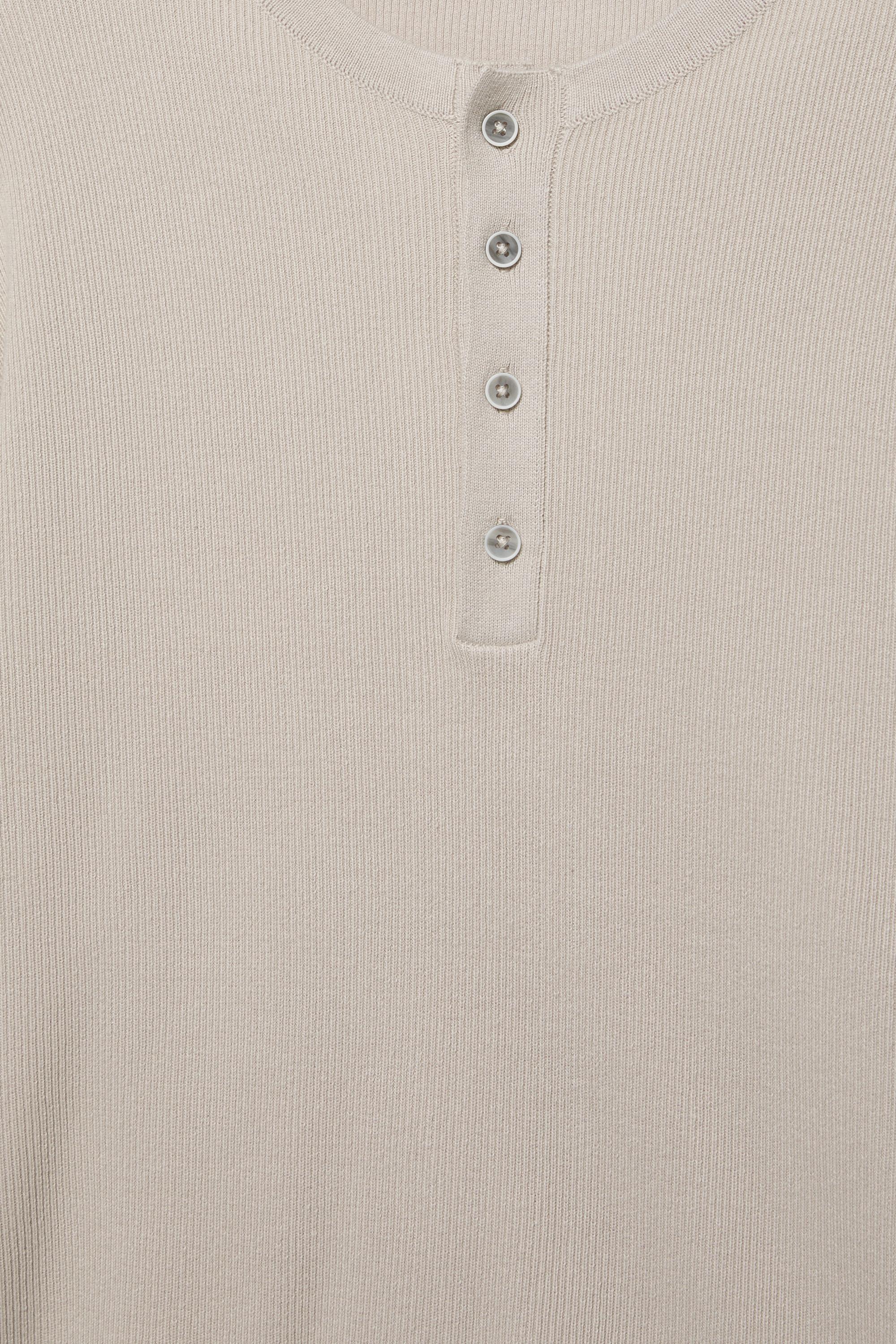 Henley yaka t-shirt - Görsel 3