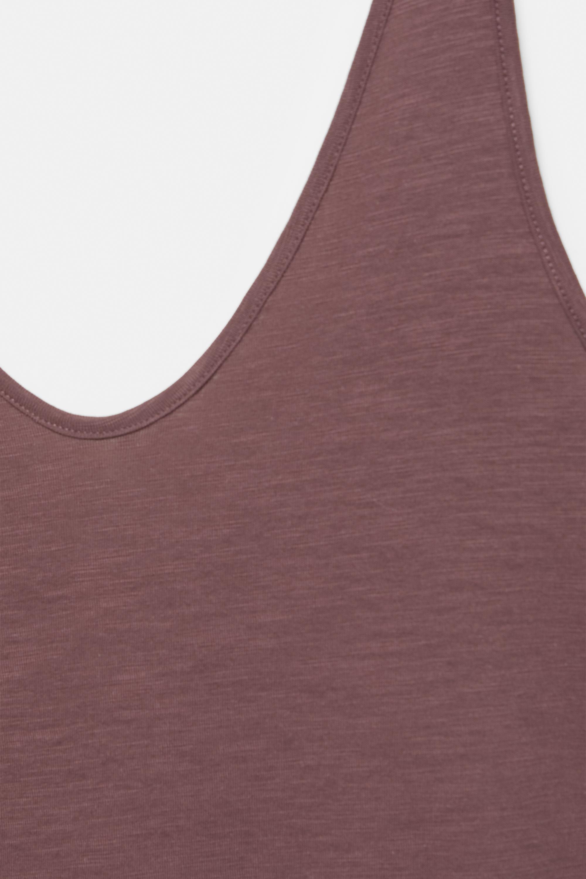 Strappy midi dress — Eggplant