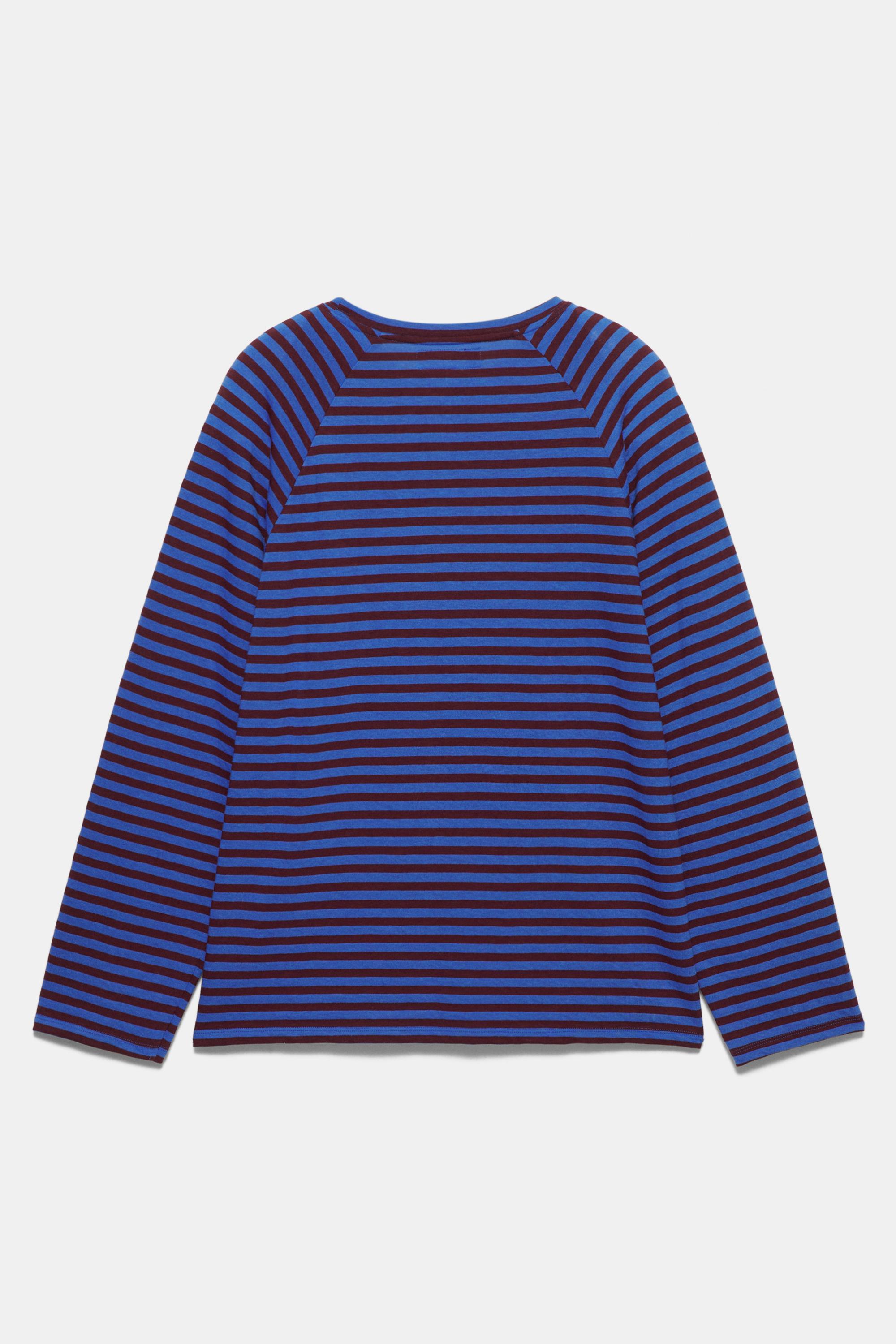 Uzun kollu çizgili tişört - Görsel 34