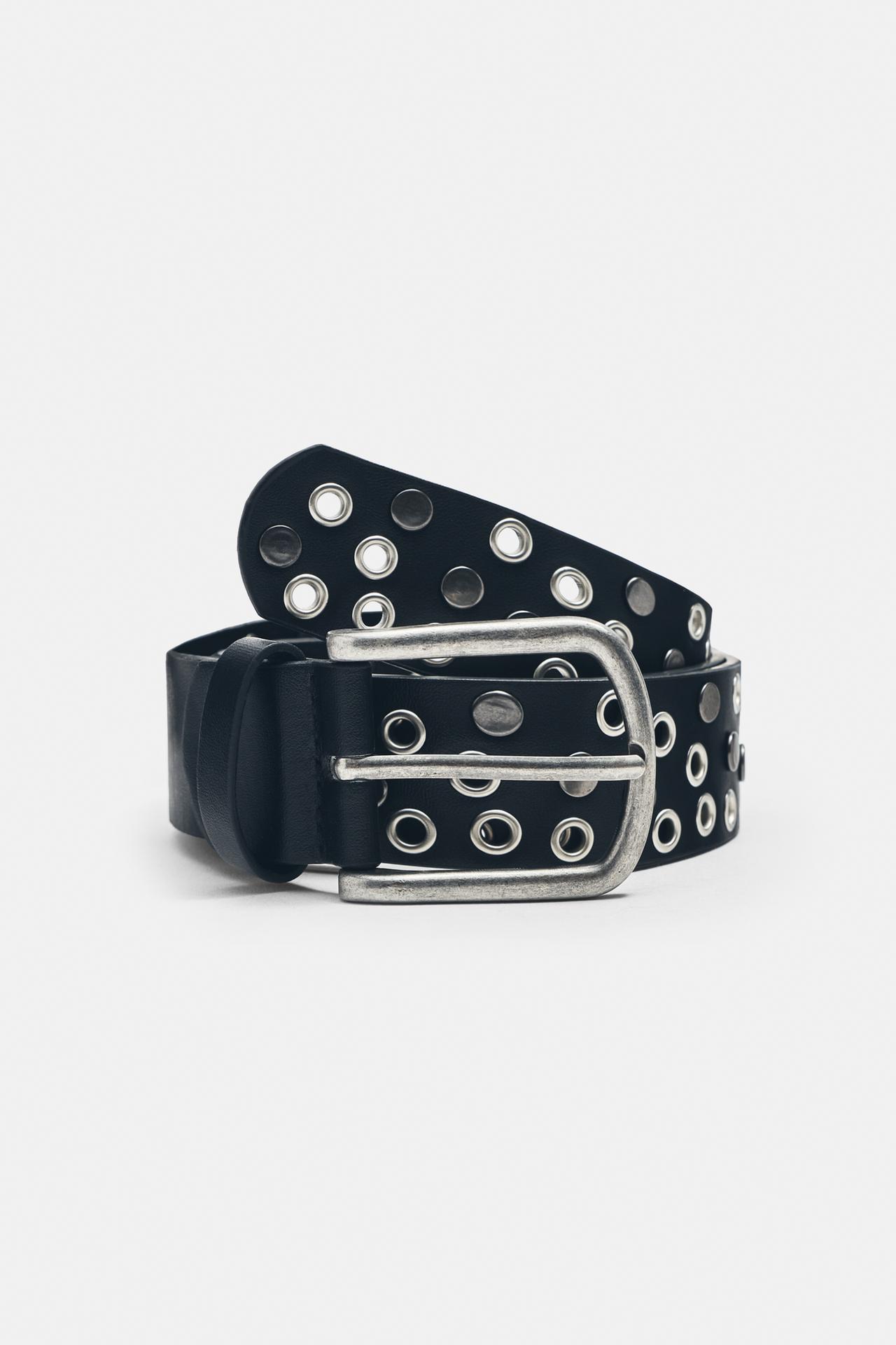 Eyelet belt — Black