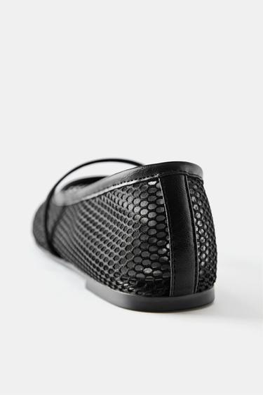 Mesh ballet flats — Black 4