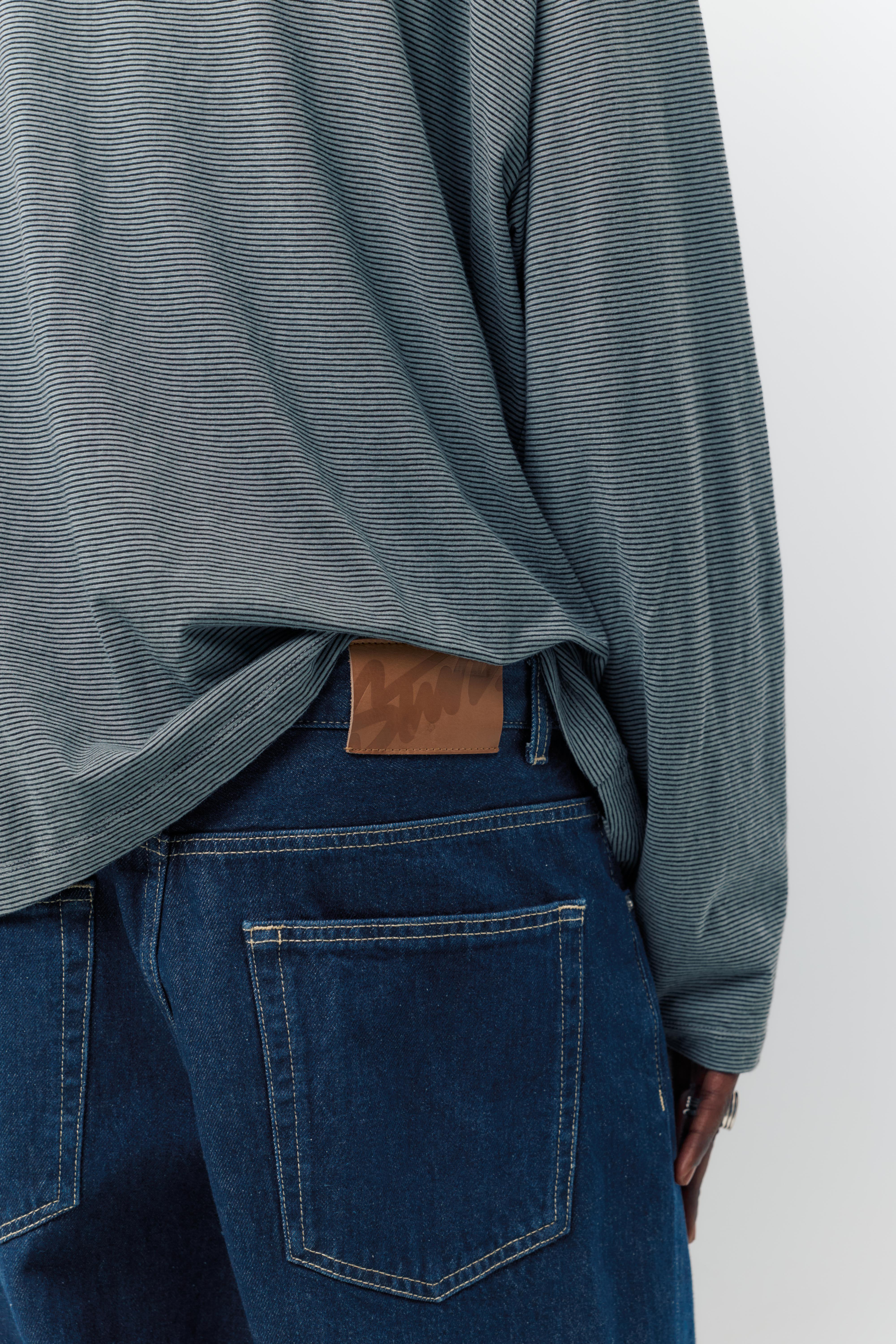 Relaxed fit baggy jeans — Indigo