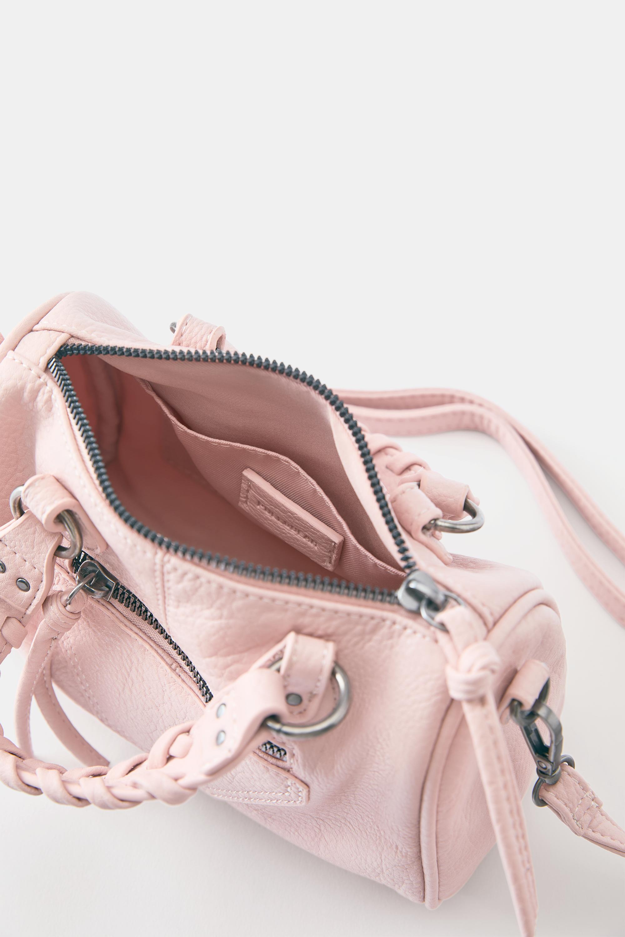 Studded crossbody bag — Pink