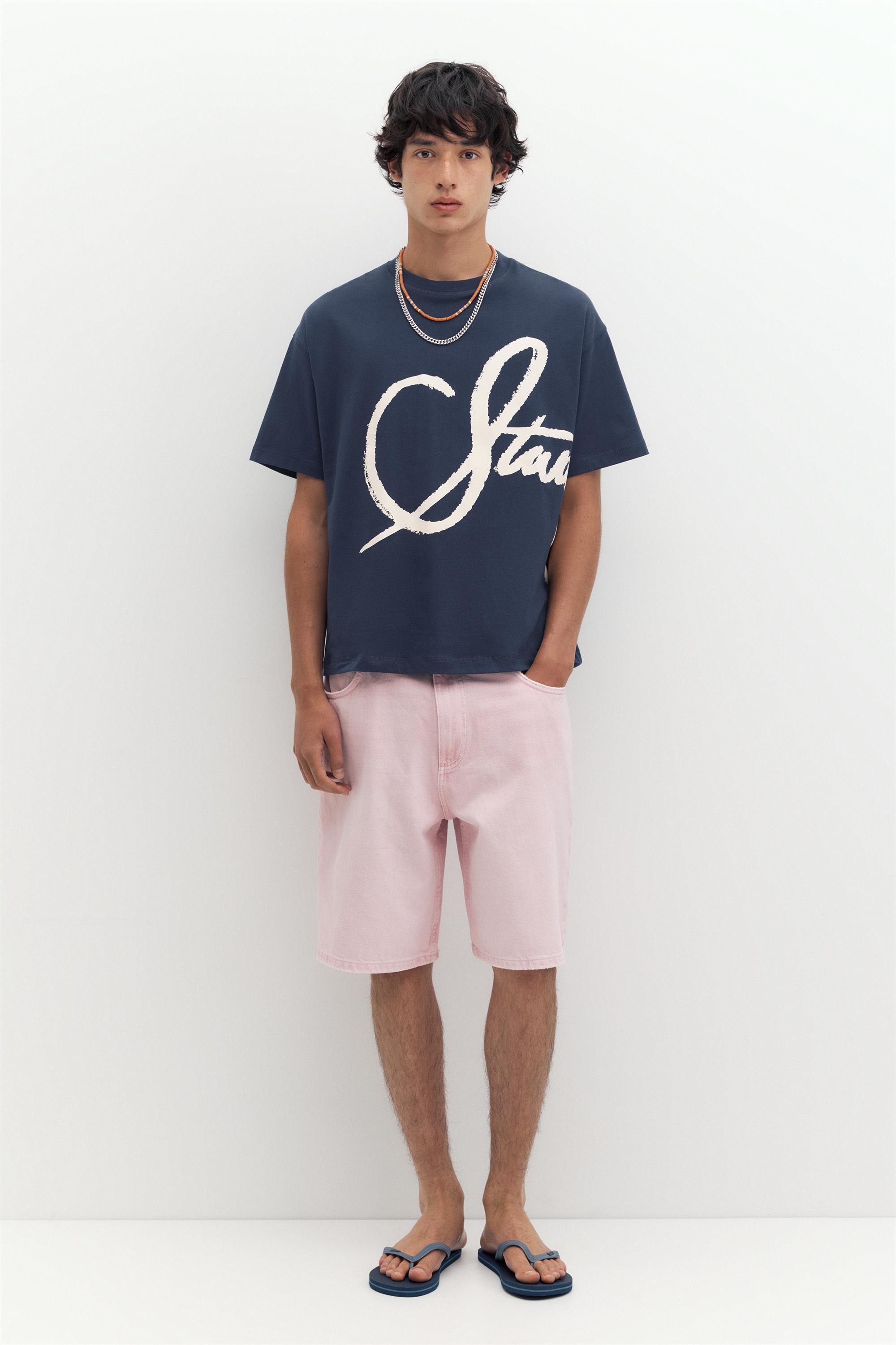 STWD graffiti T-shirt — Blue