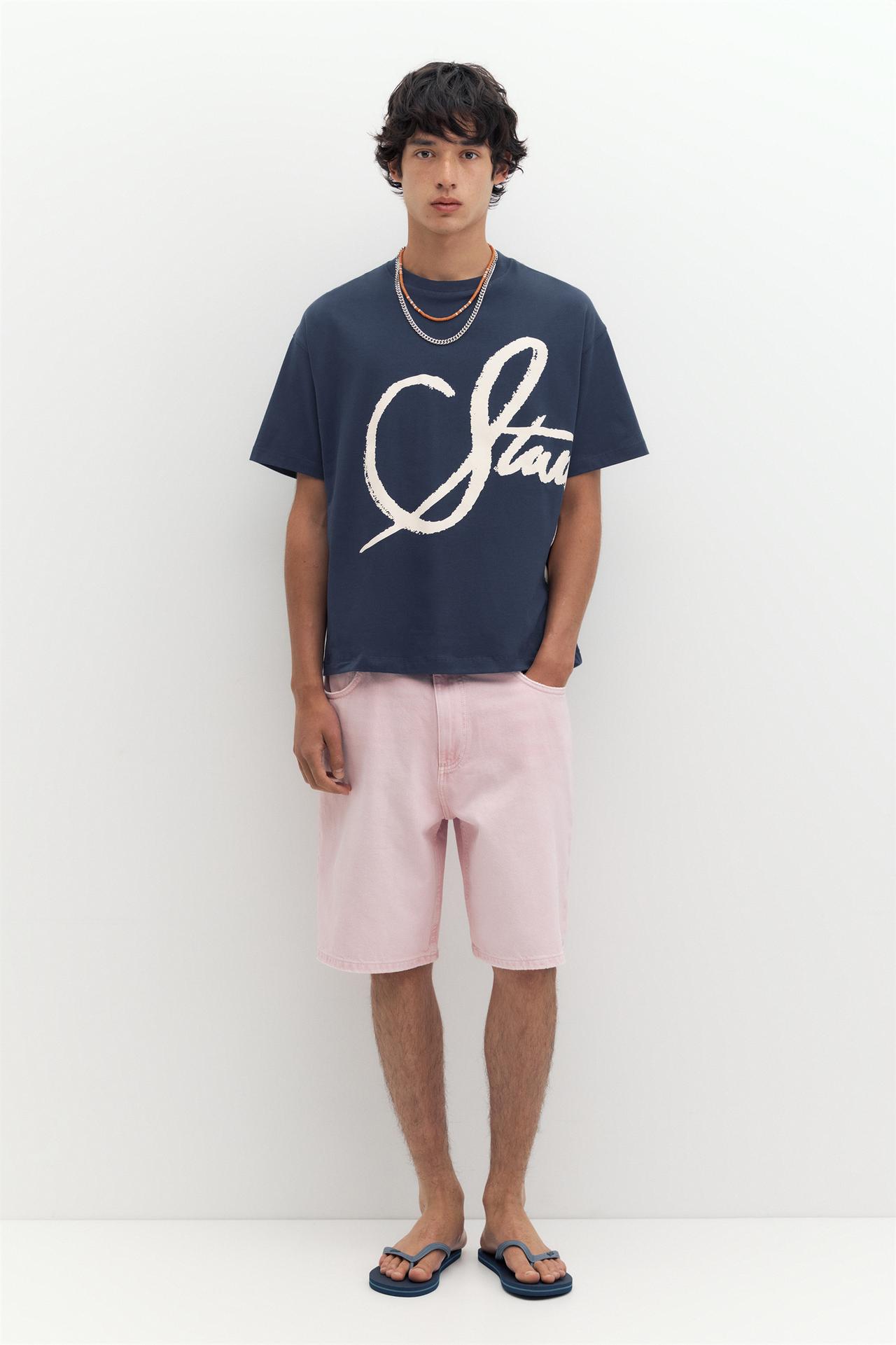 STWD graffiti T-shirt — Blue