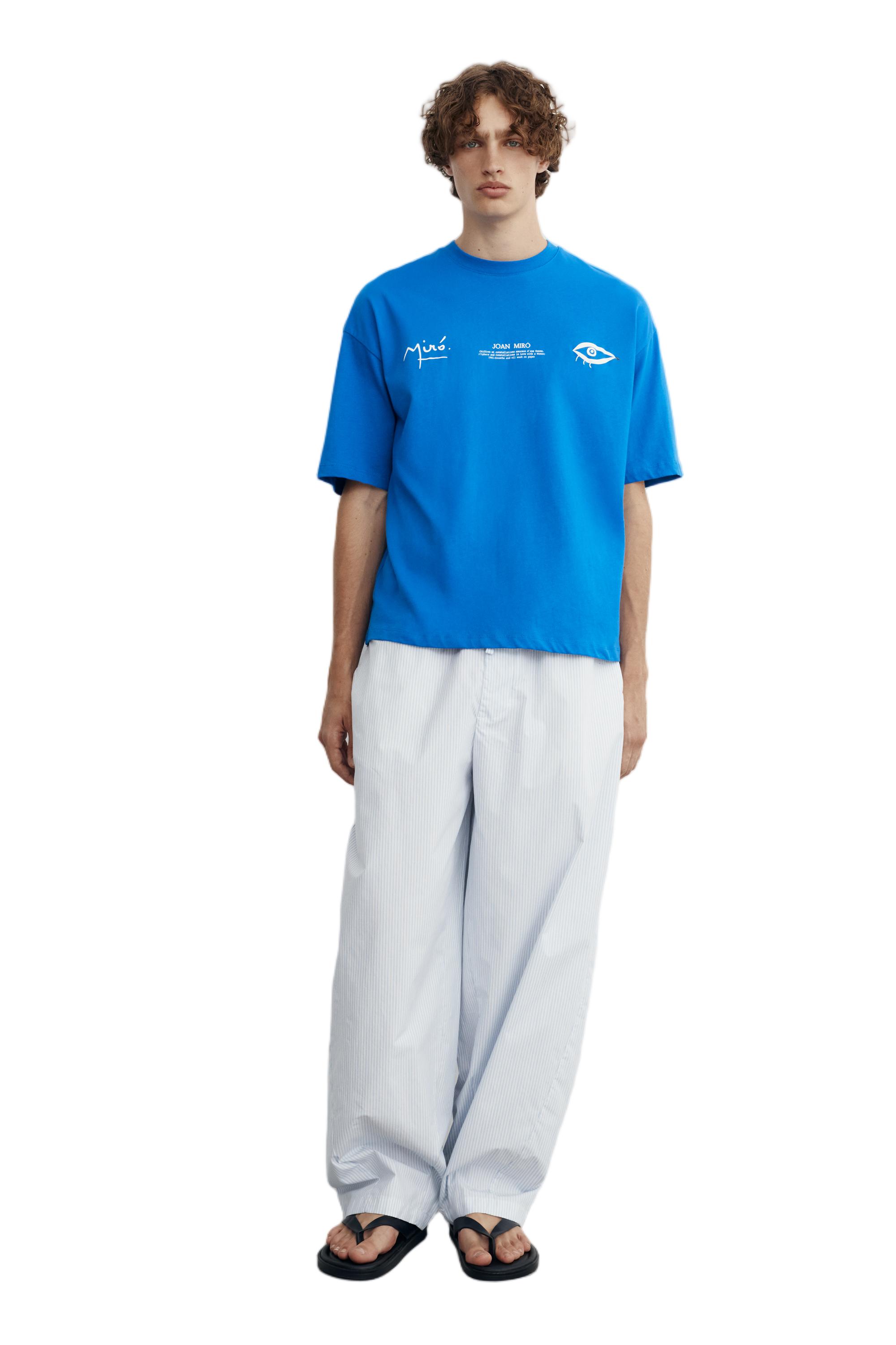 Miró relaxed fit T-shirt — Deep blue