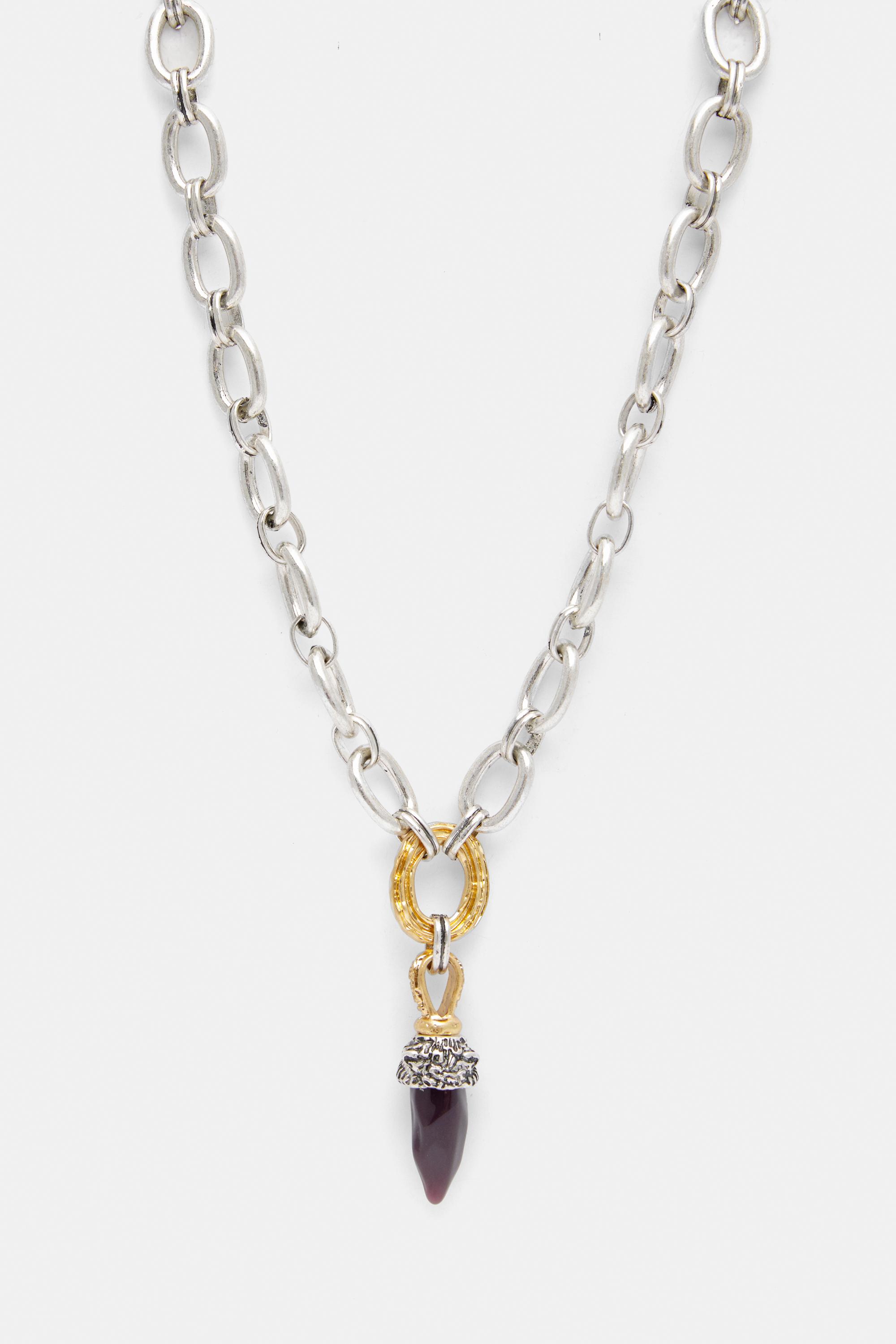 Halskette Mit Reißzahn-Anhänger