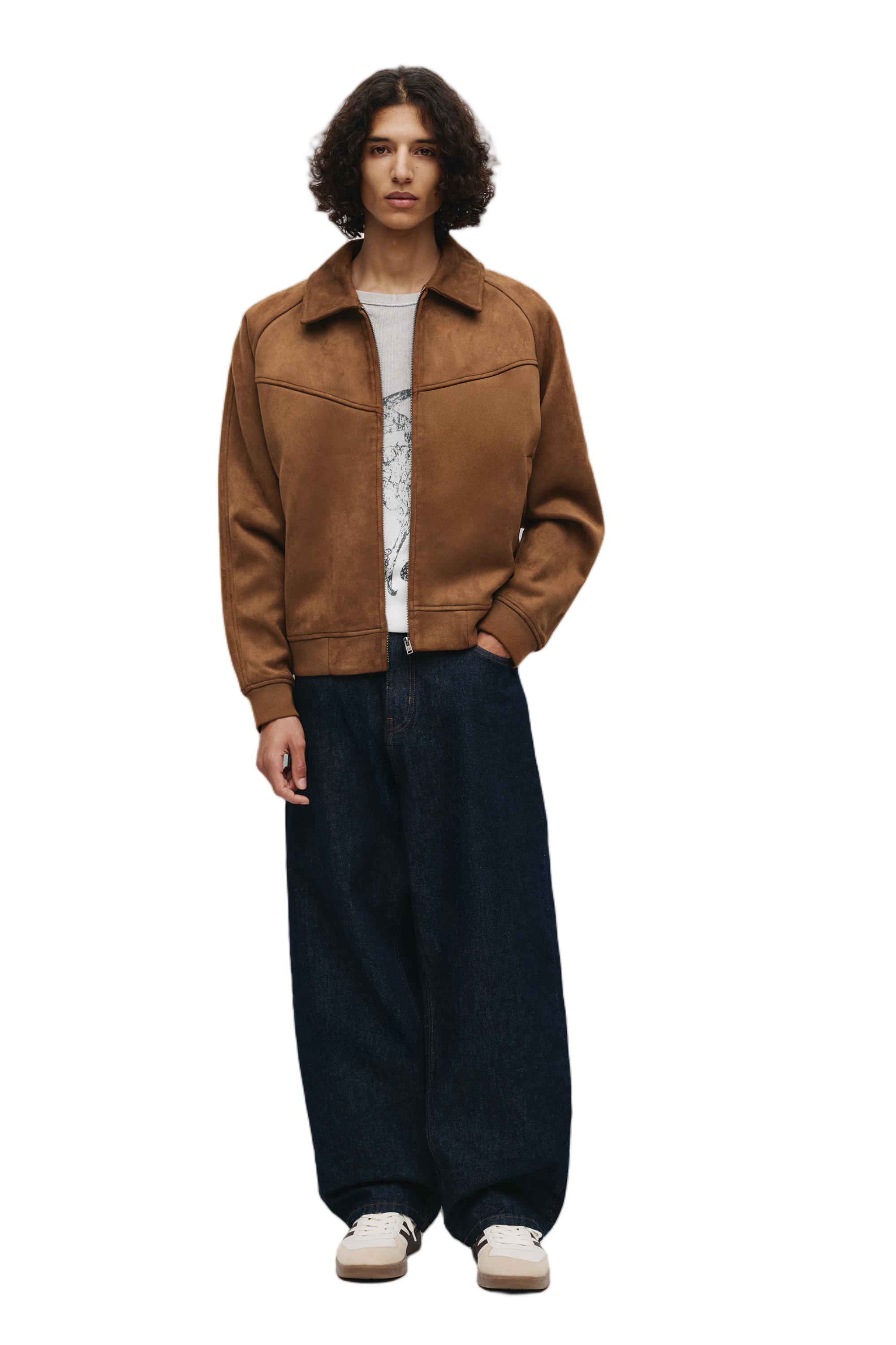 Suni süet ceket - Görsel 38