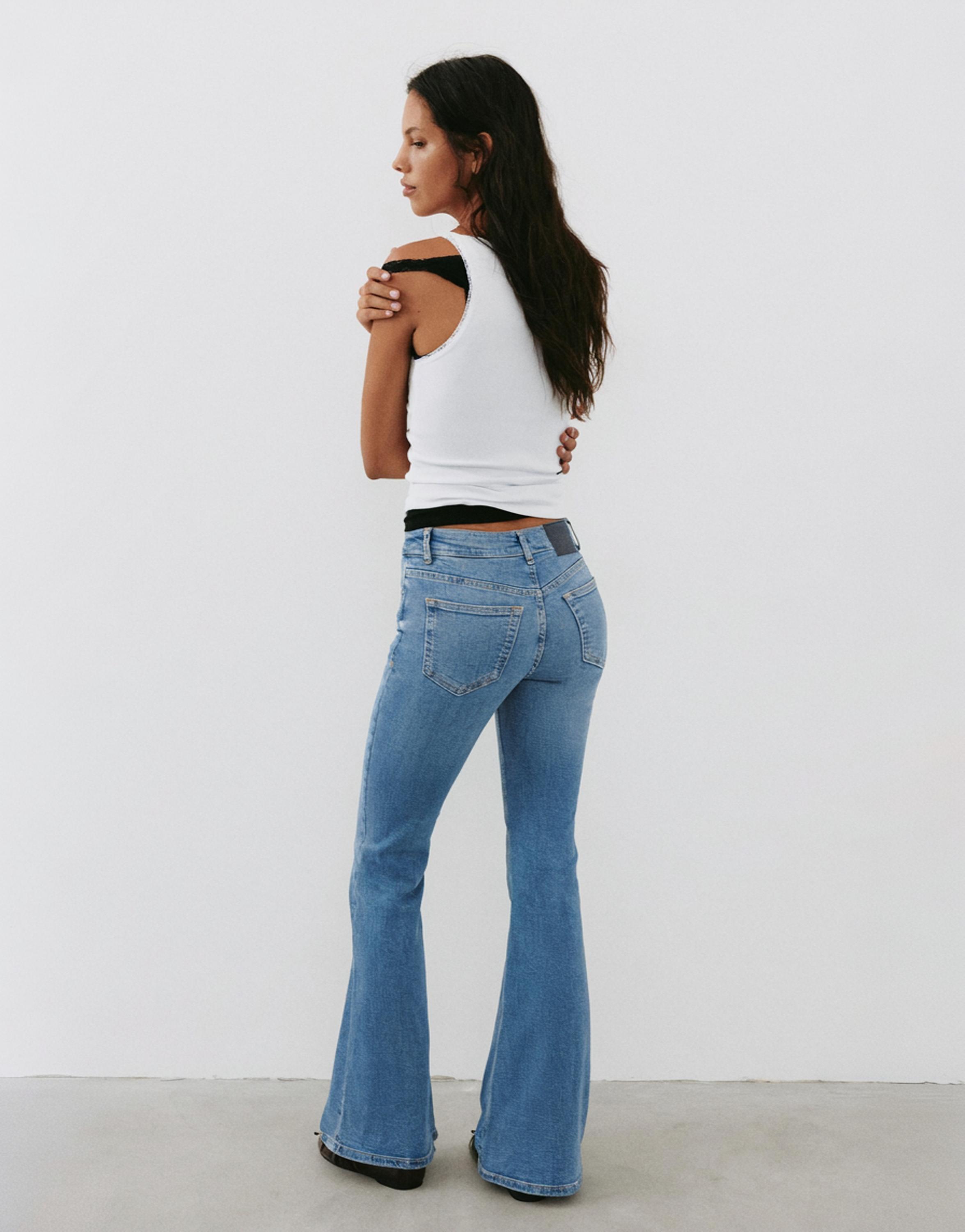 Skinny flared jeans — Indigo