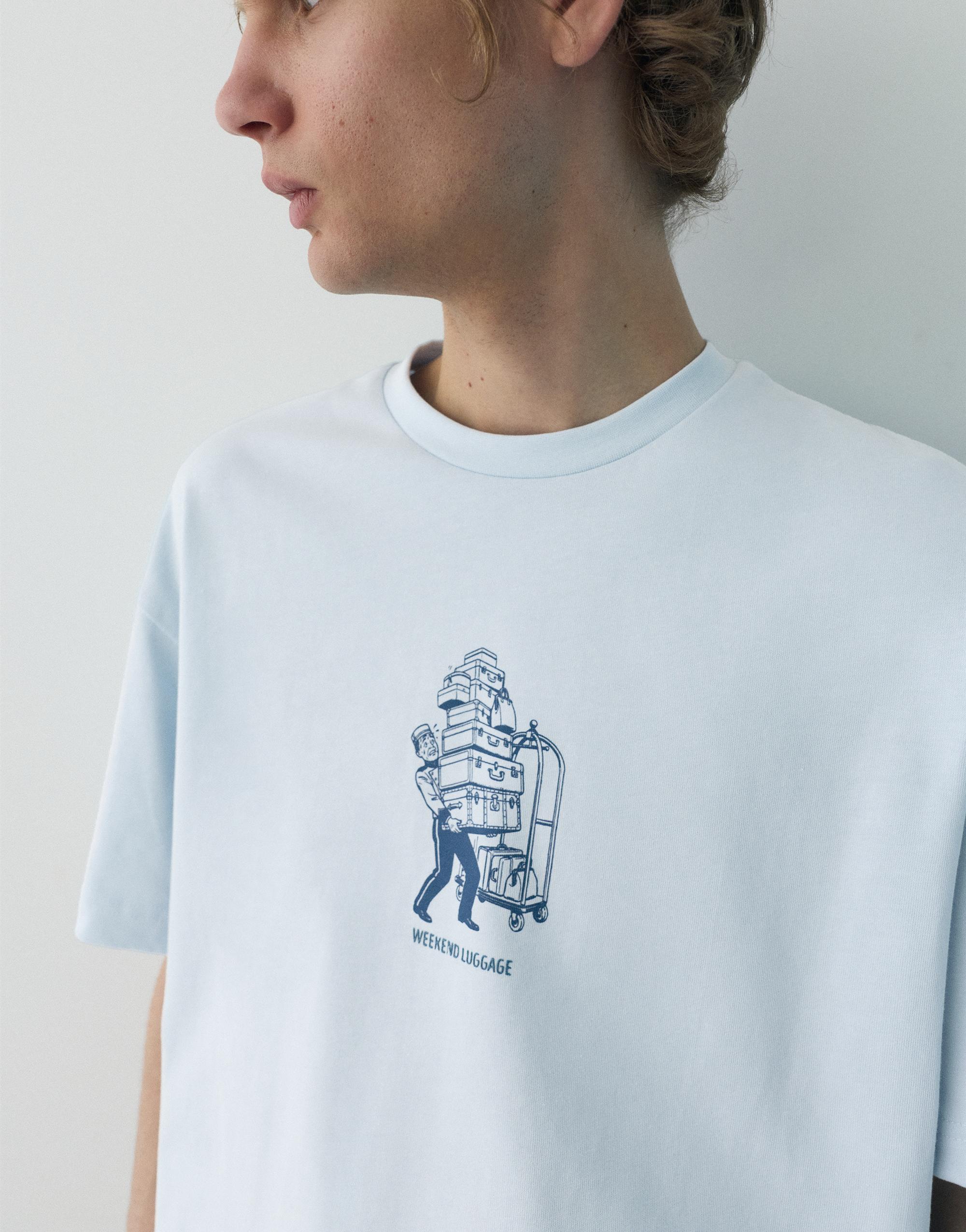 Kutulu grafik t-shirt - Görsel 14