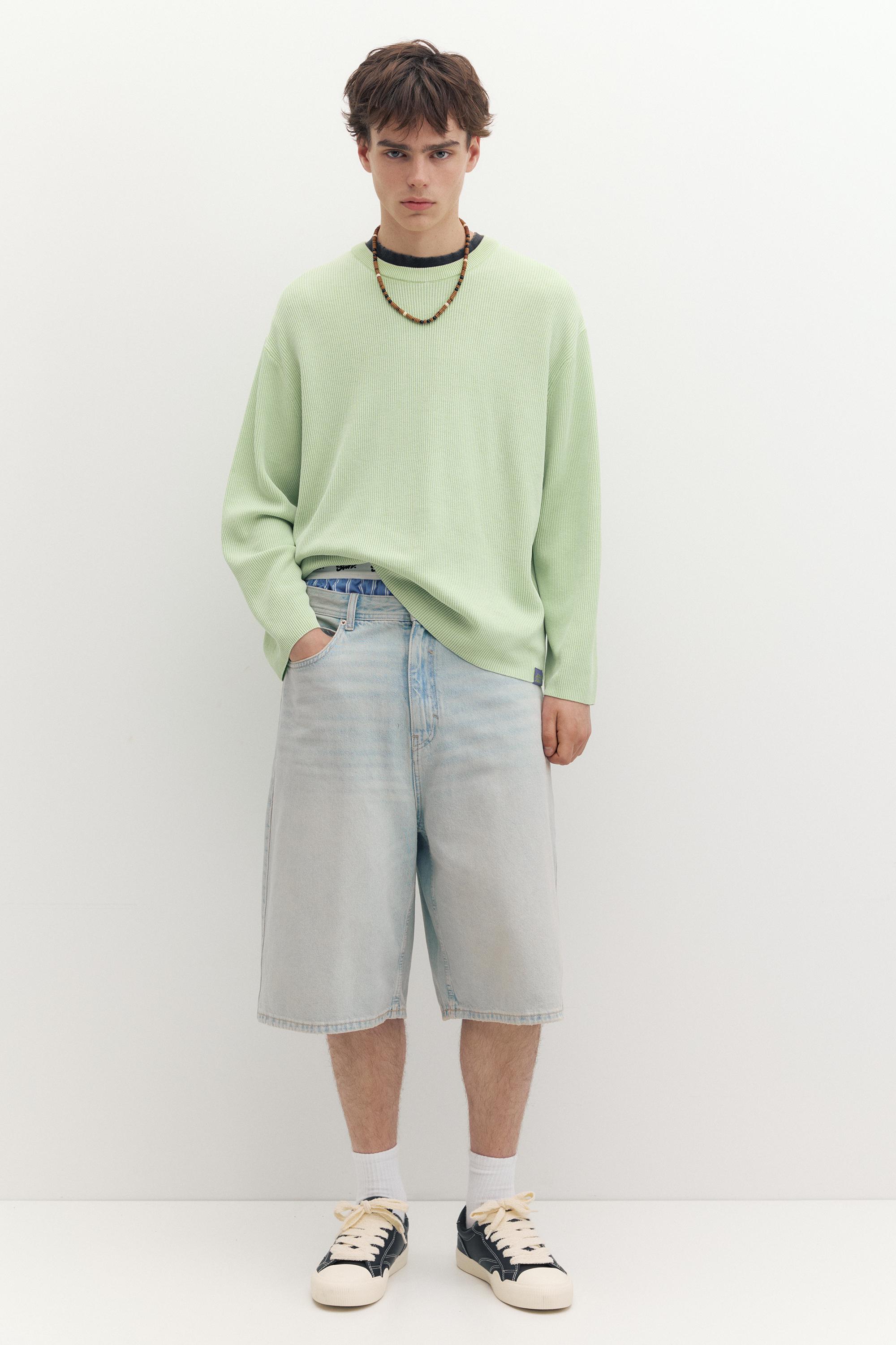 Bermuda In Denim Skater Stwd