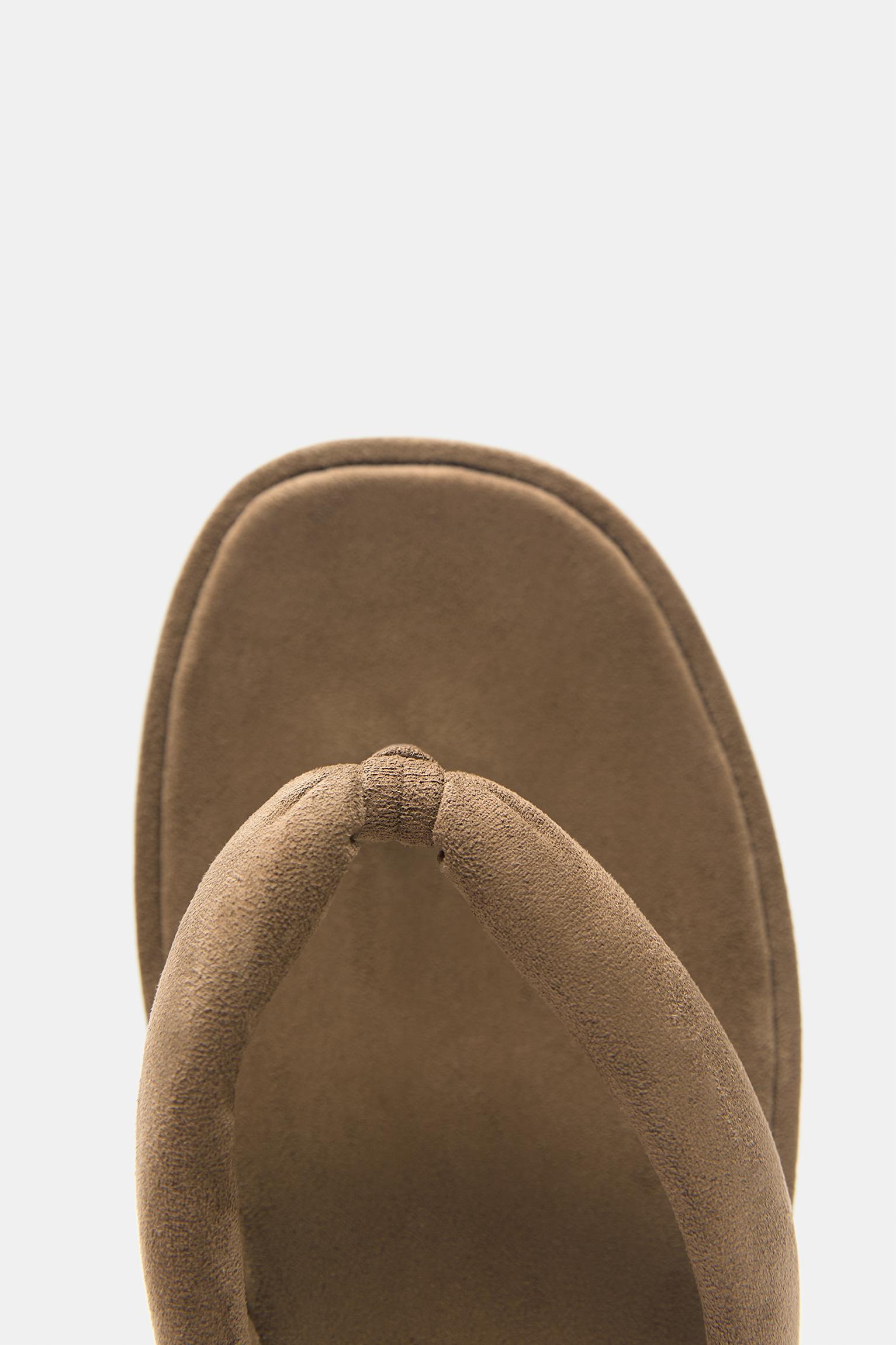 Hacimli düz sandalet - Görsel 11