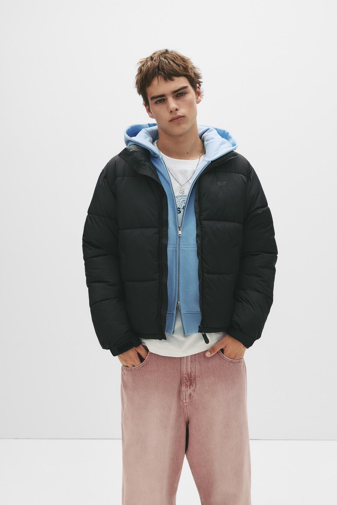 Stwd Doudoune Noire Pull And Bear Pull&Bear STWD Doudoune Légère