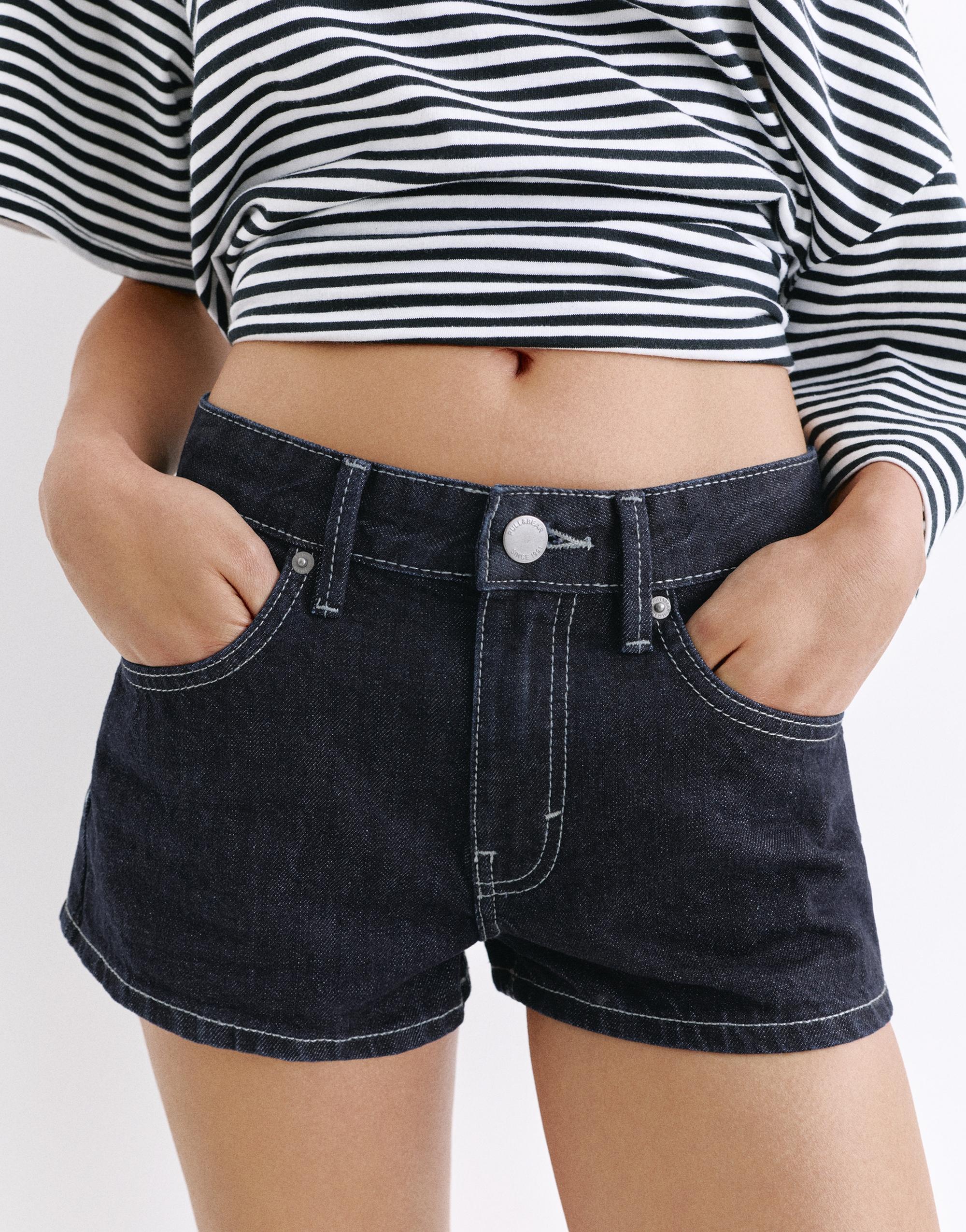 Mini düşük bel şort - Görsel 24