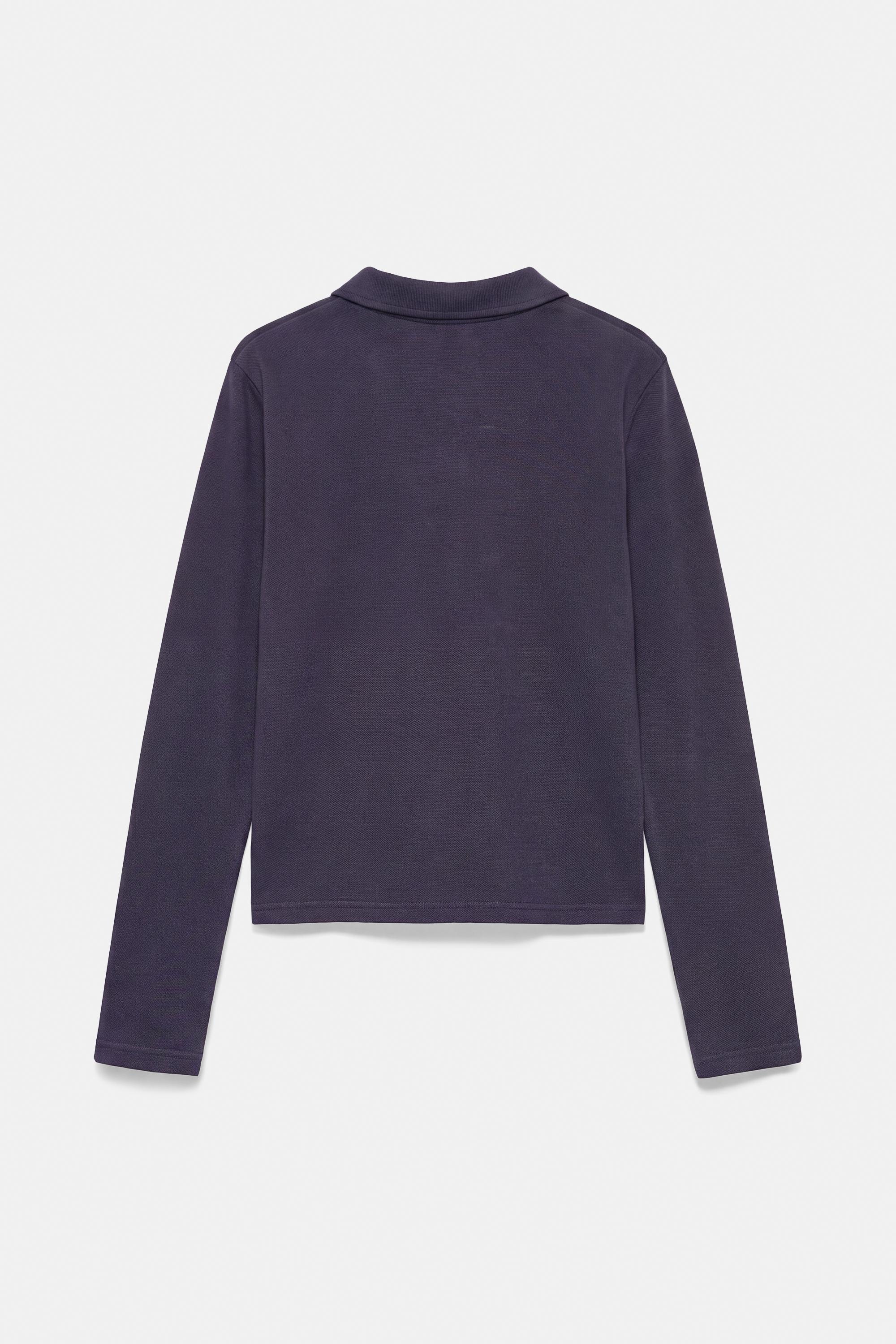 Pull&Bear Uzun kollu polo t-shirt