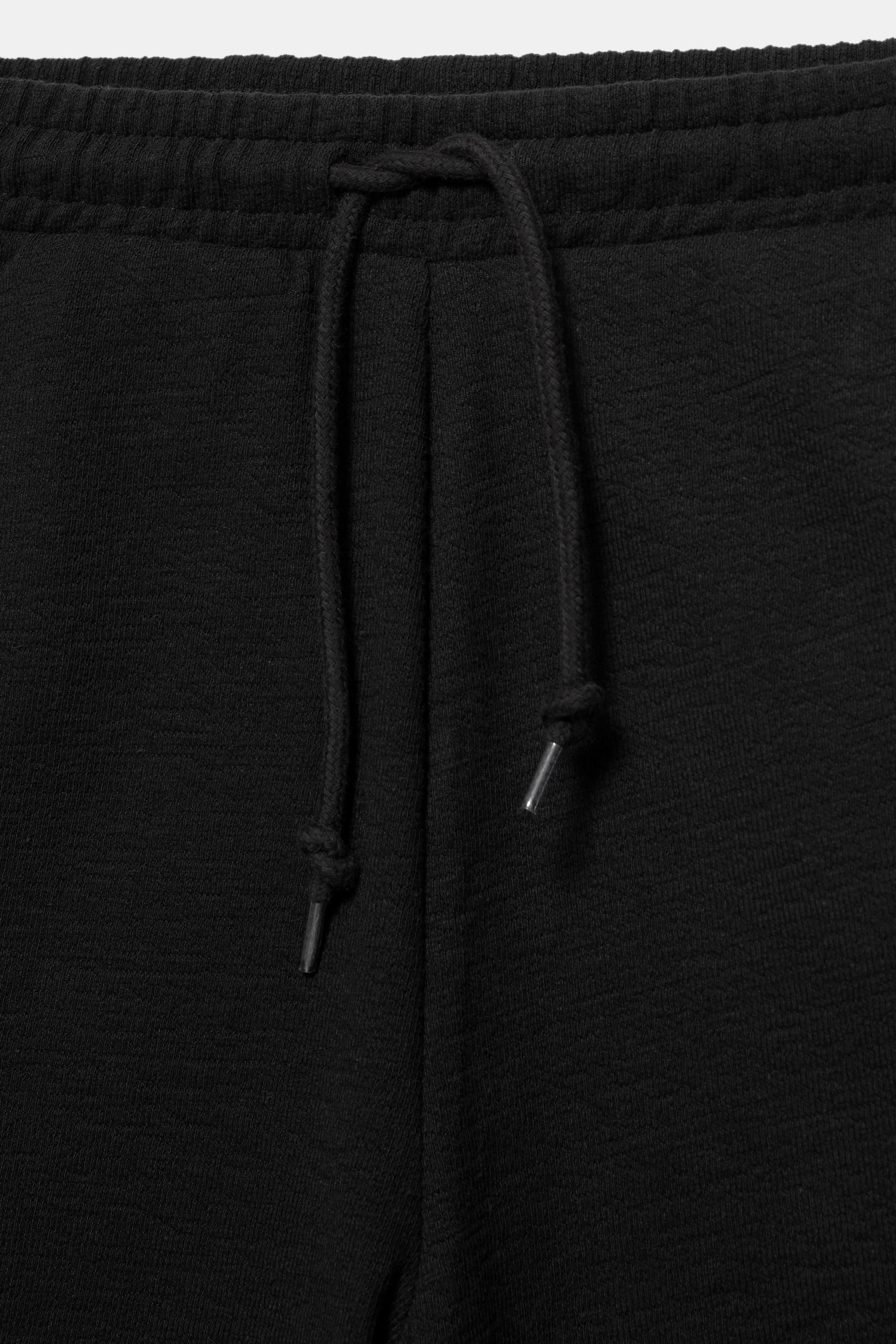 Kumaş dokulu jogger bermuda - Görsel 2