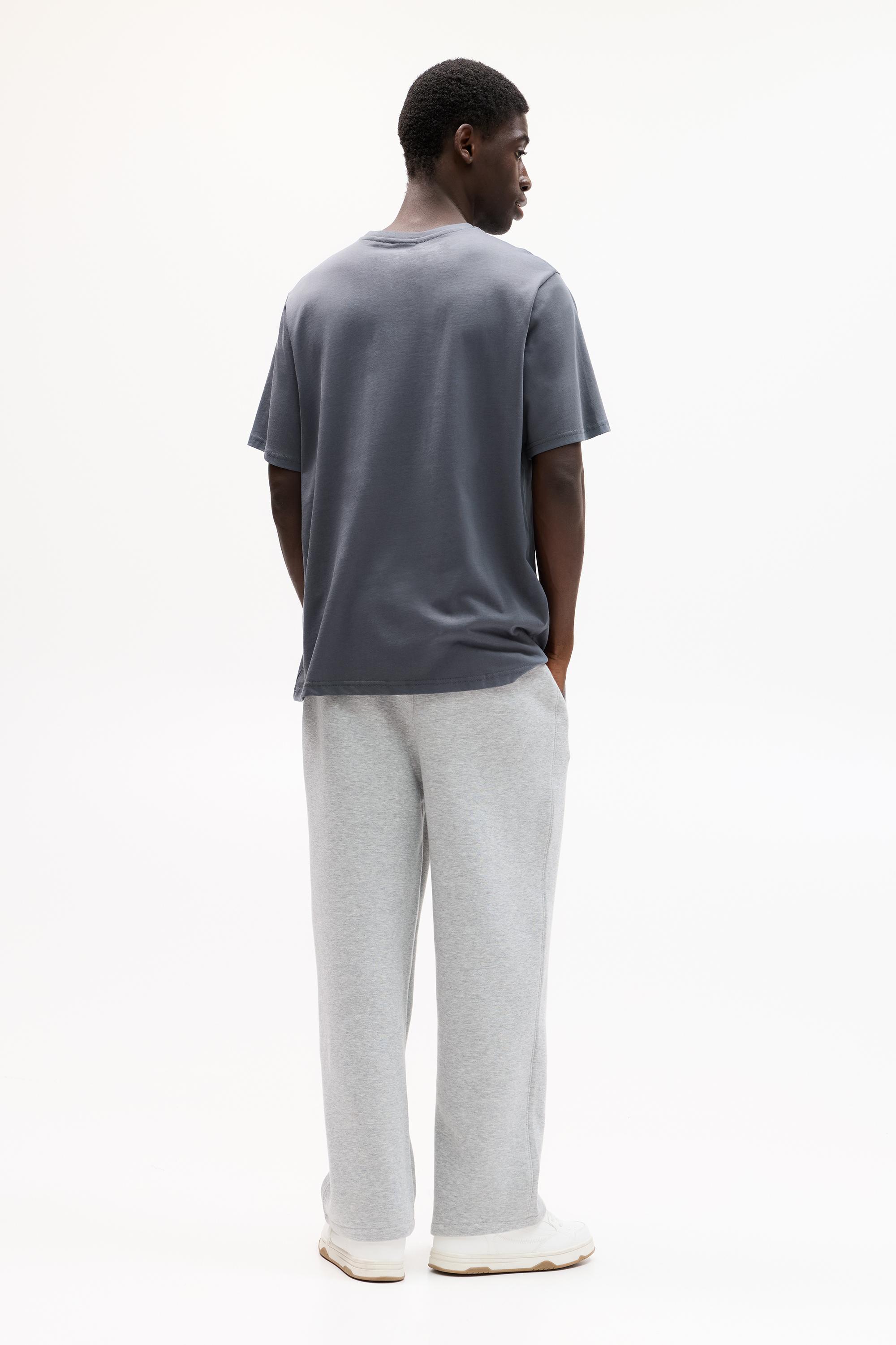 Basic kısa kollu pamuklu tişört - Görsel 62