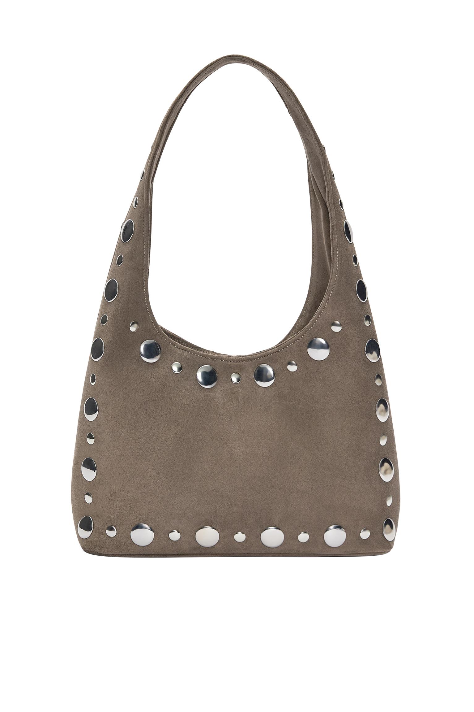 Zımba detaylı omuz çantası - Görsel 26