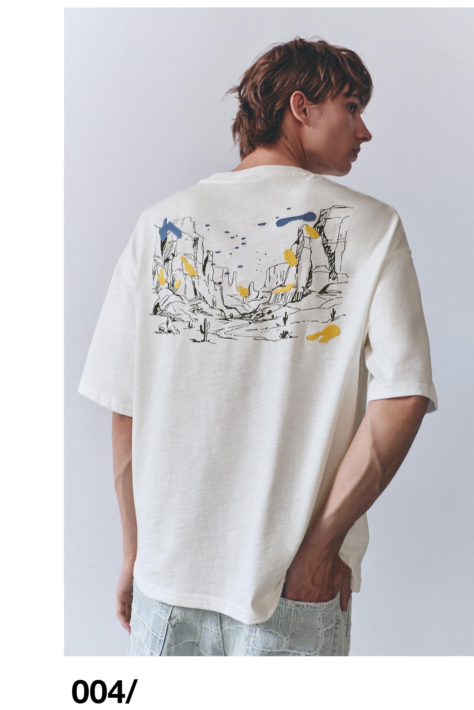 West Paradise graphic T-shirt — Off white