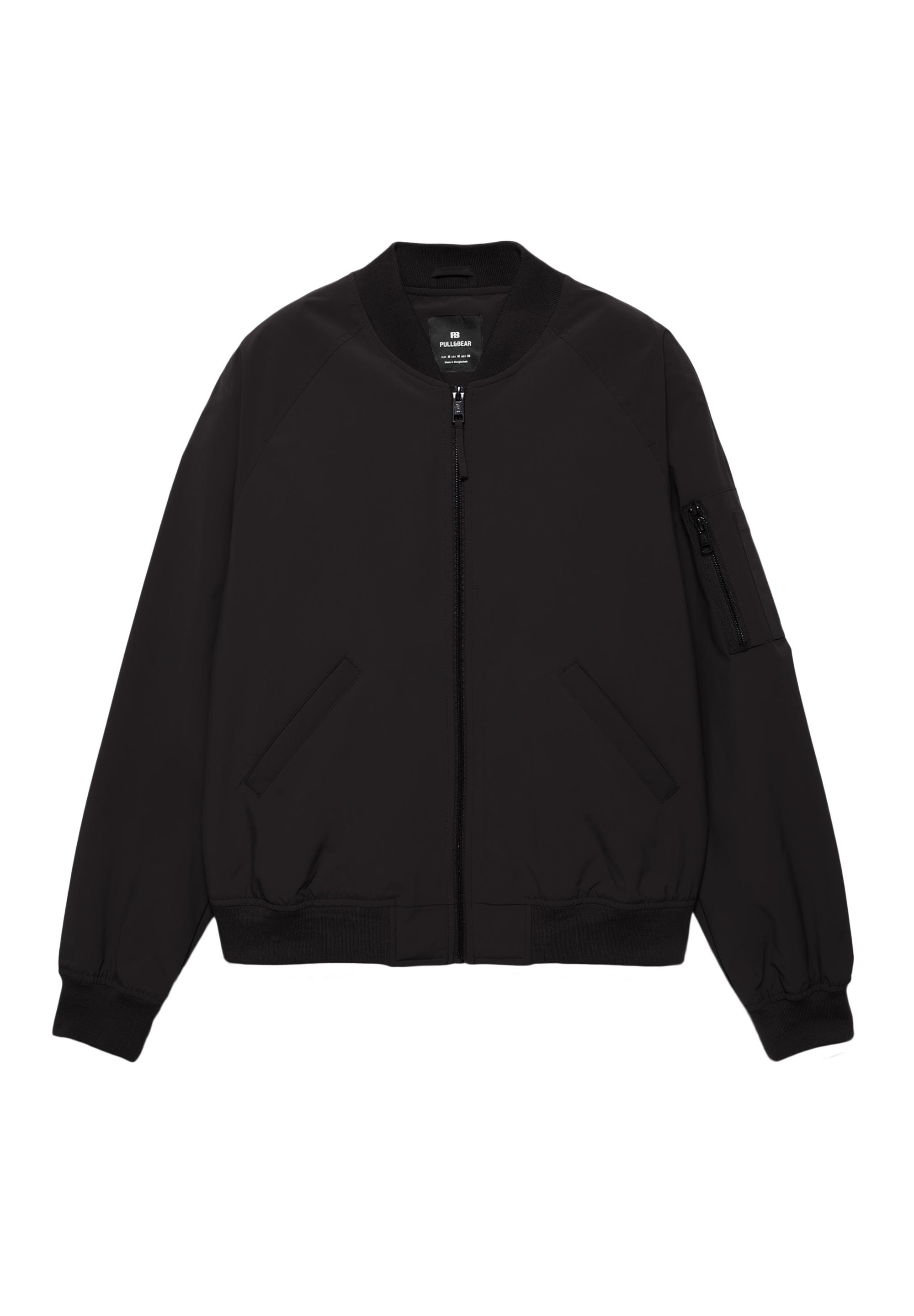 Lightweight bomber jacket — Black