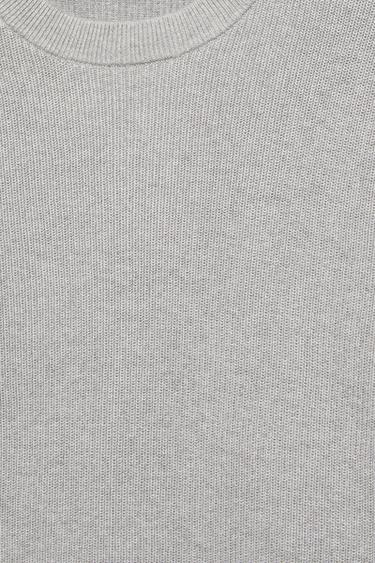 Basic knit jumper — Medium grey 8