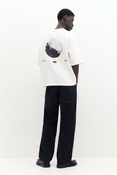 Interlock photographic T-shirt — Off white 2