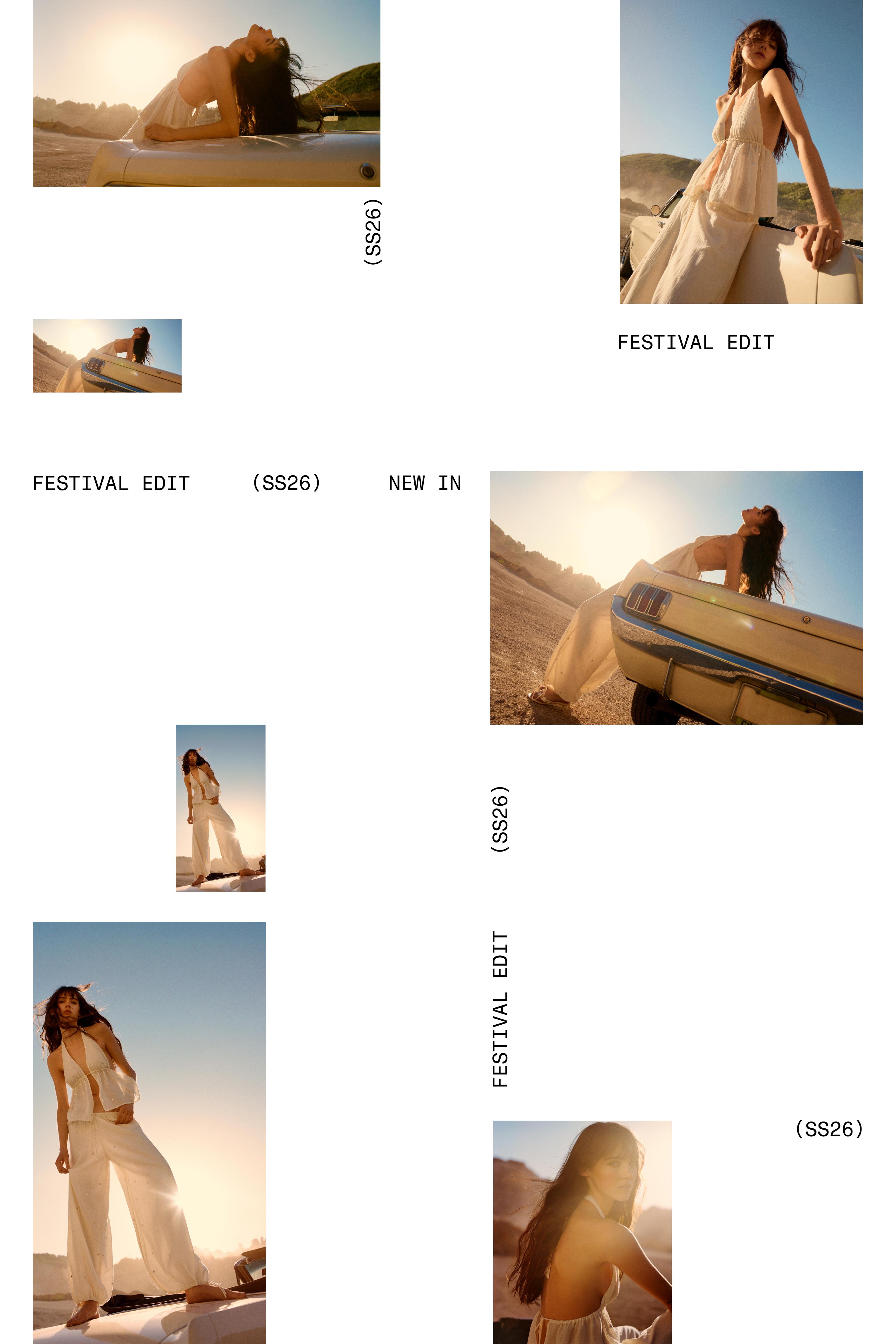 Halter top with mirror details — Vanilla