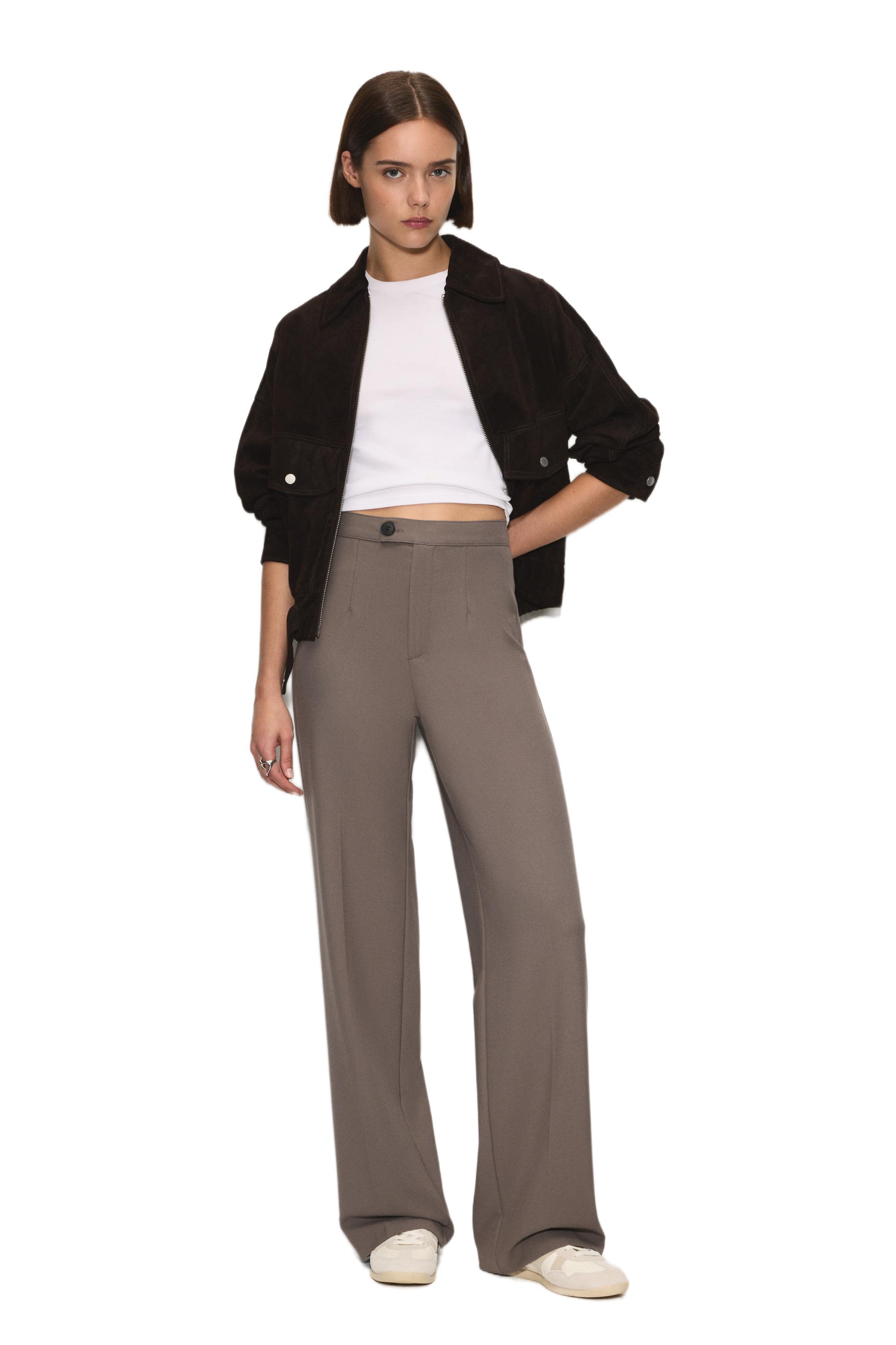 Düz kesim klasik pantolon - Görsel 90