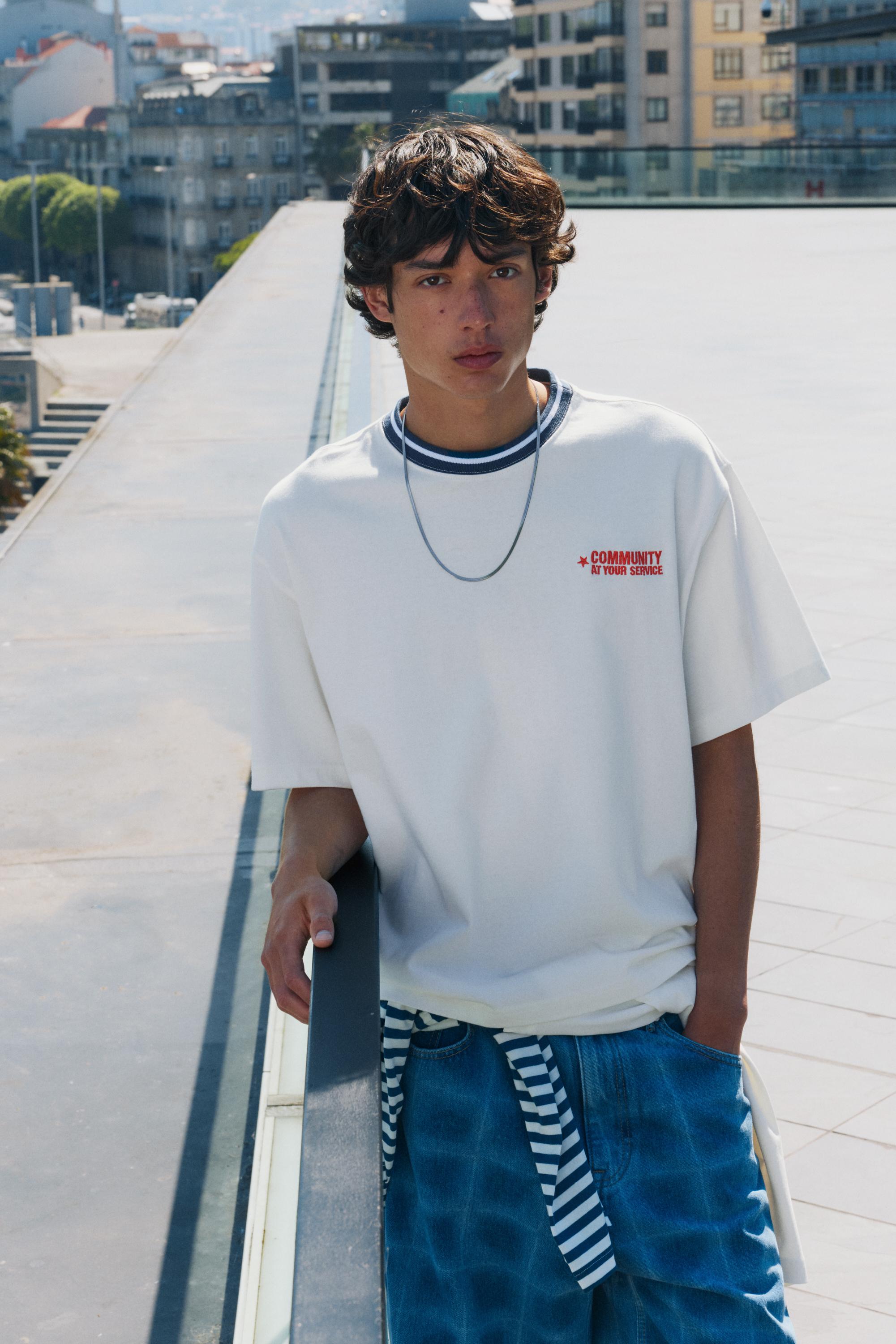 91 grafik baskılı t-shirt - Görsel 16