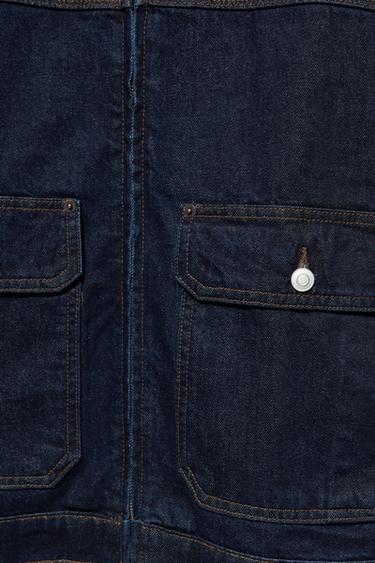 Multi-pocket denim jacket — Navy 5