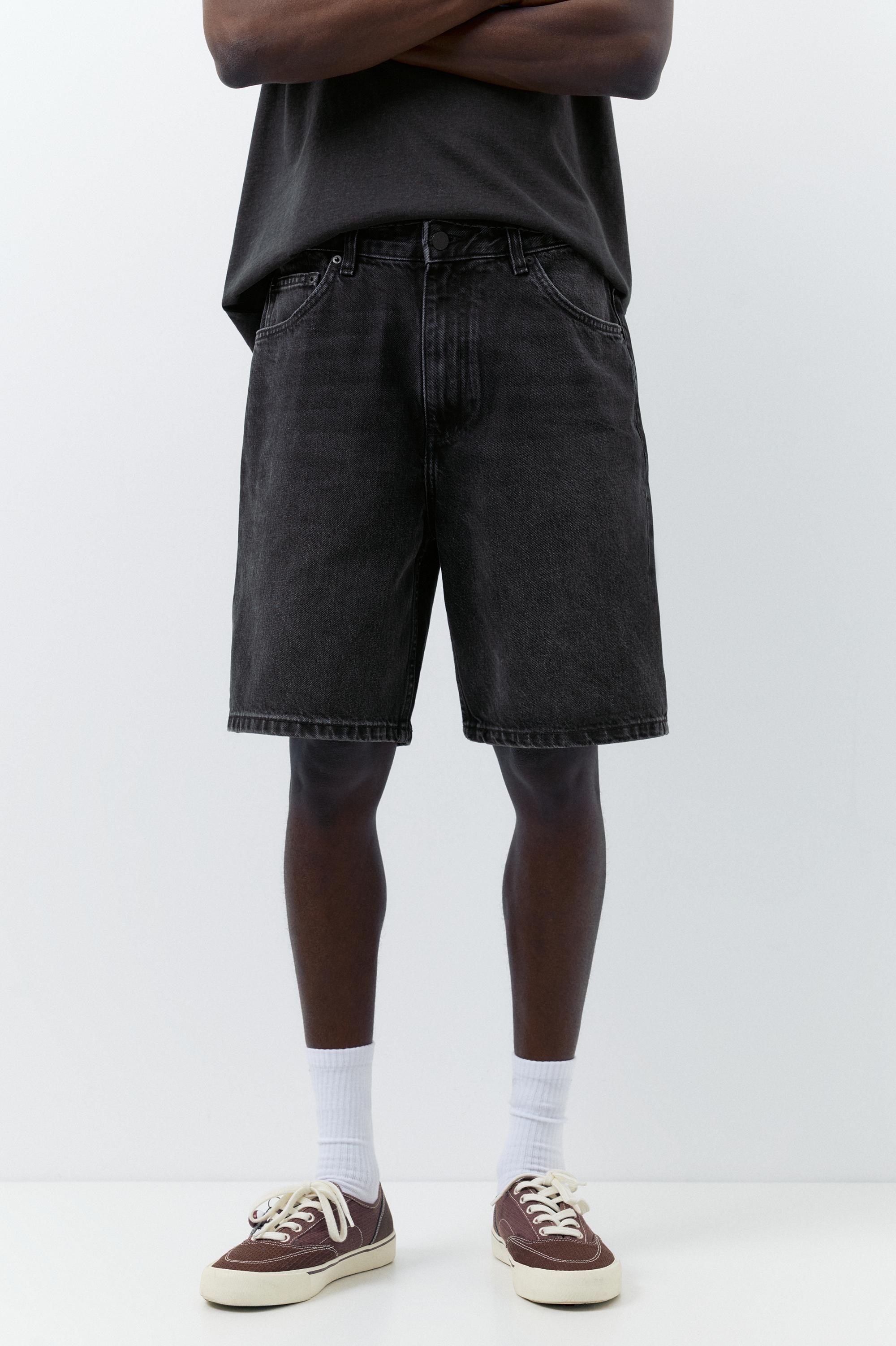 Baggy denim bermuda - Görsel 160